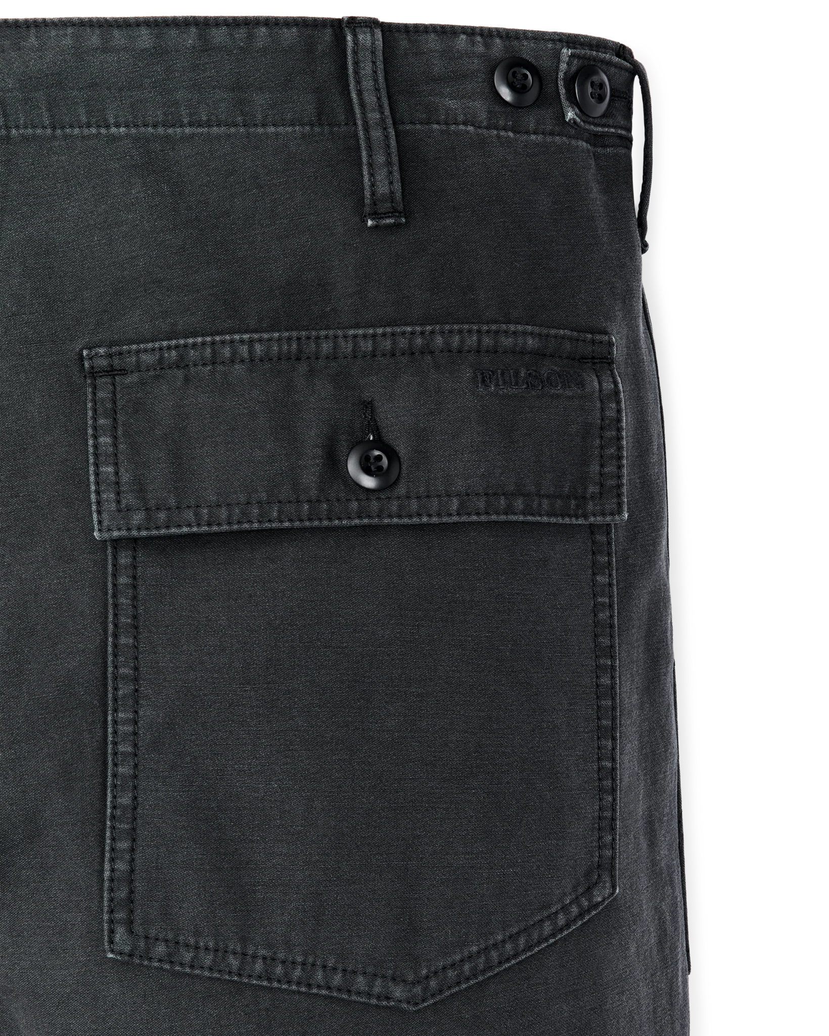 Filson Field Supply Pants Washed Faded Black