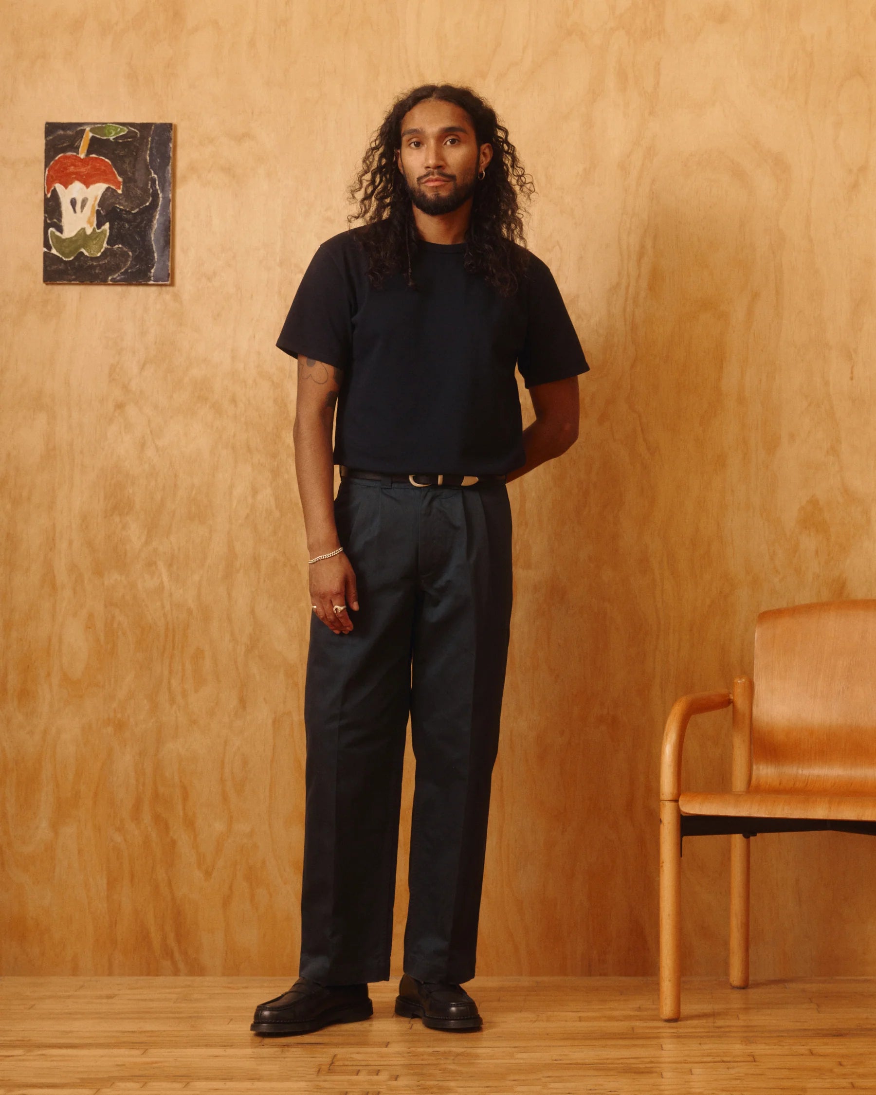 Knickerbocker Heavyweight T-Shirt Dark Navy