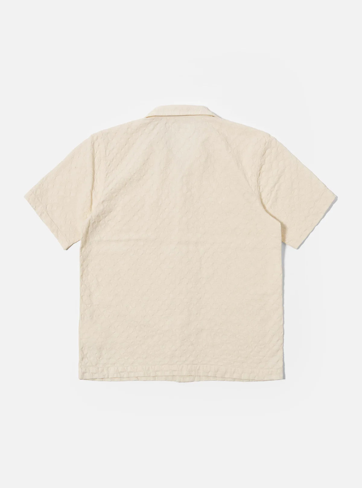 Universal Works Ecru Dot Waffle Road Shirt