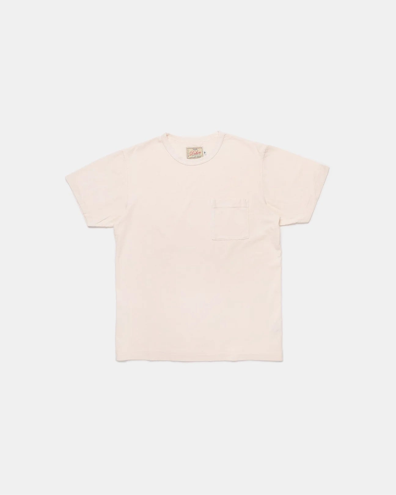 Dehen Single Pocket Tee Natural
