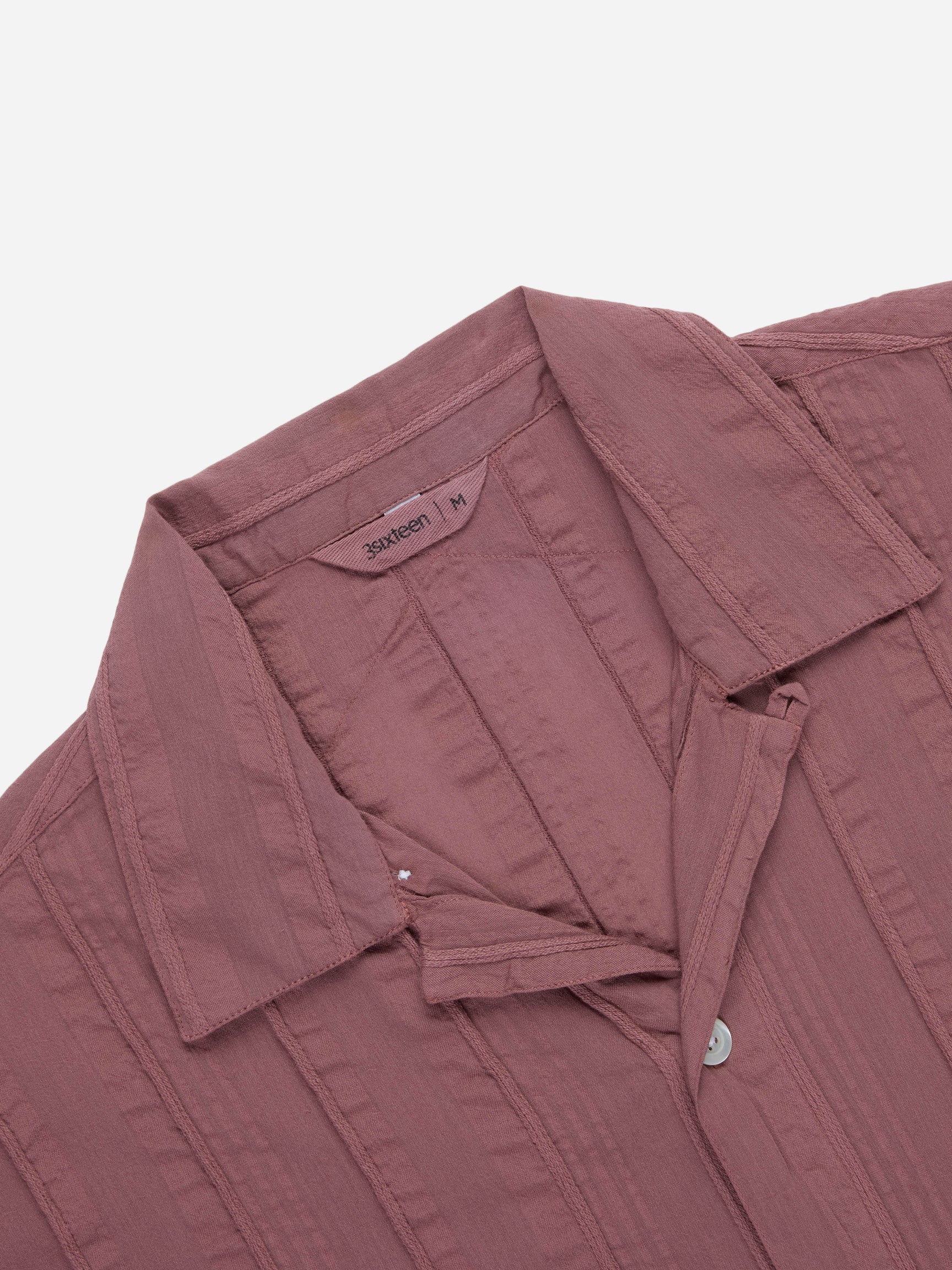 3sixteen Cabana Shirt Brick Rope Stripe