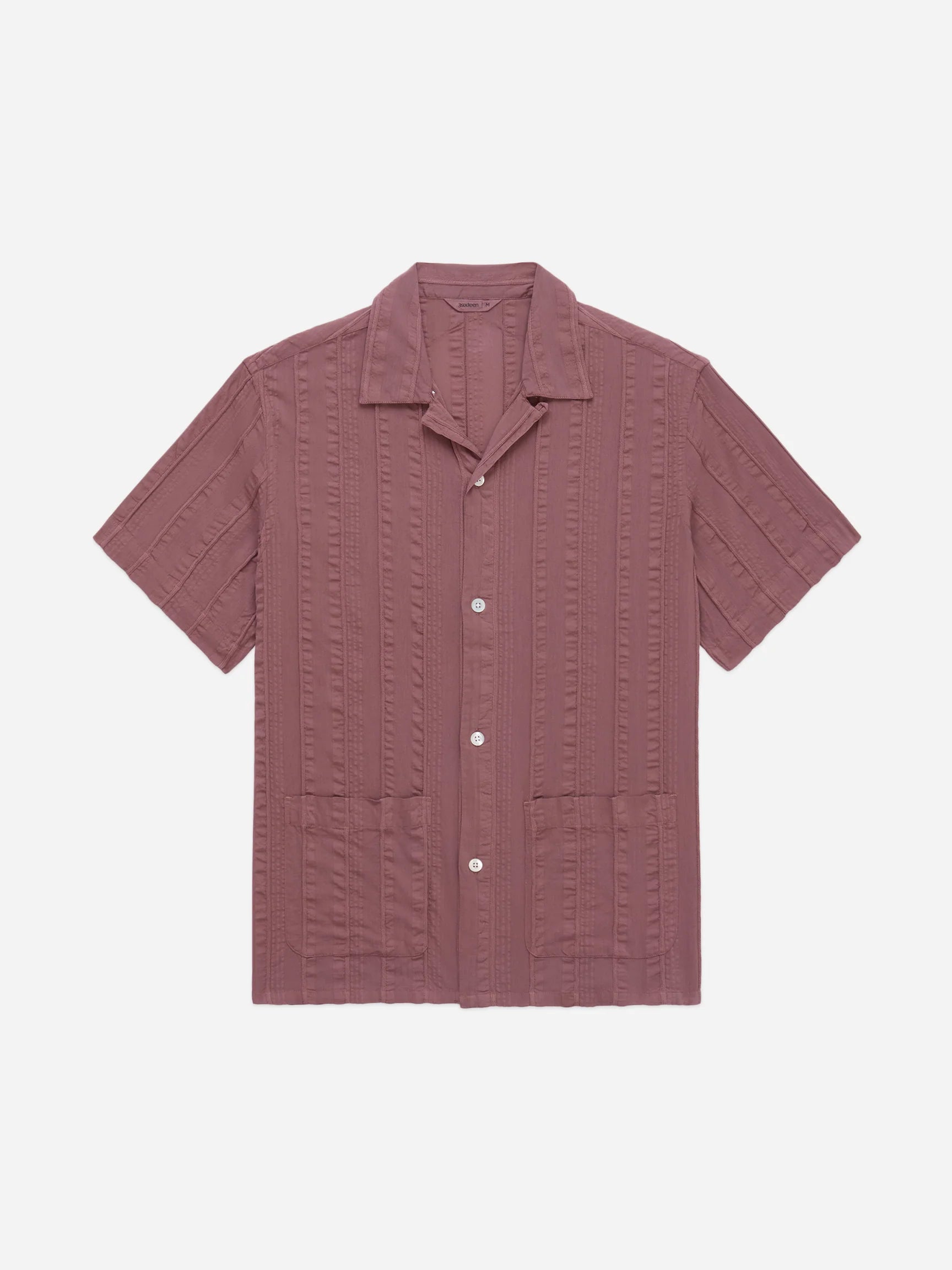 3sixteen Cabana Shirt Brick Rope Stripe