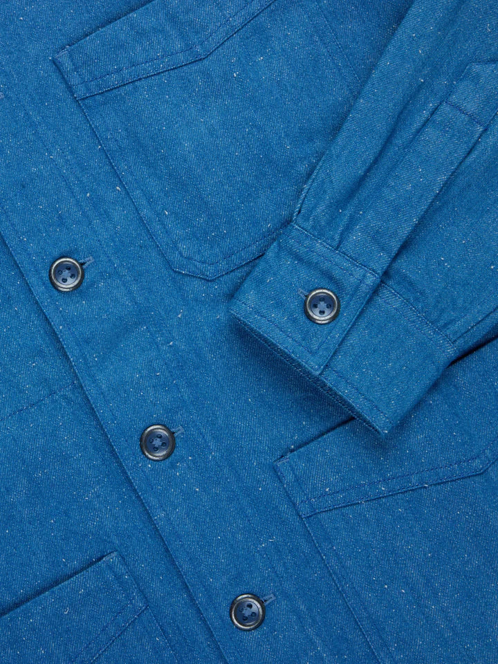 3sixteen French Work Jacket Light Indigo