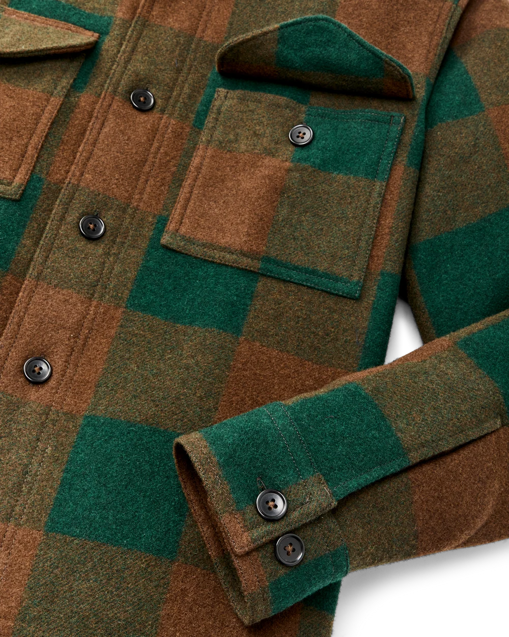 Filson Wool Jac-Shirt Bronze/Green Plaid