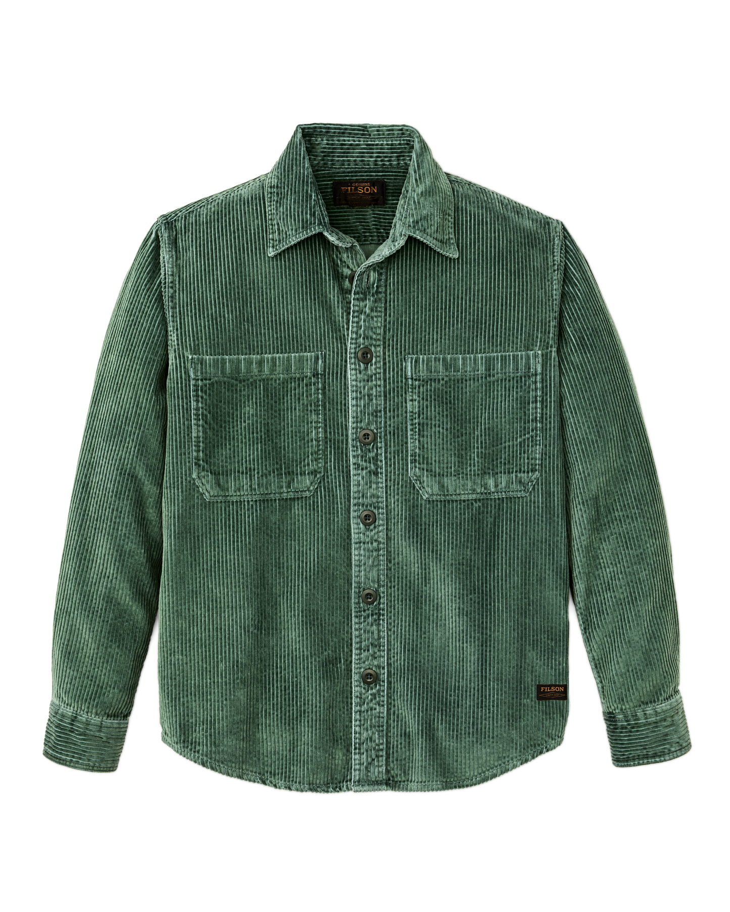 Filson 6-wale Corduroy Shirt Seabed Green