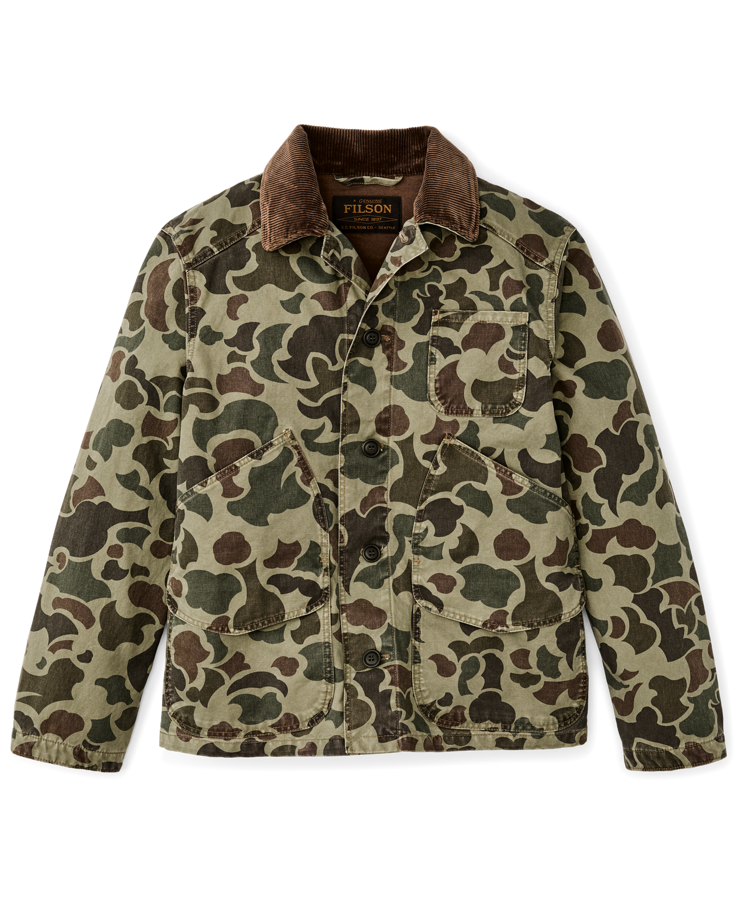 Filson Canvas Outfitter Jacket Tundra Shrub Camo