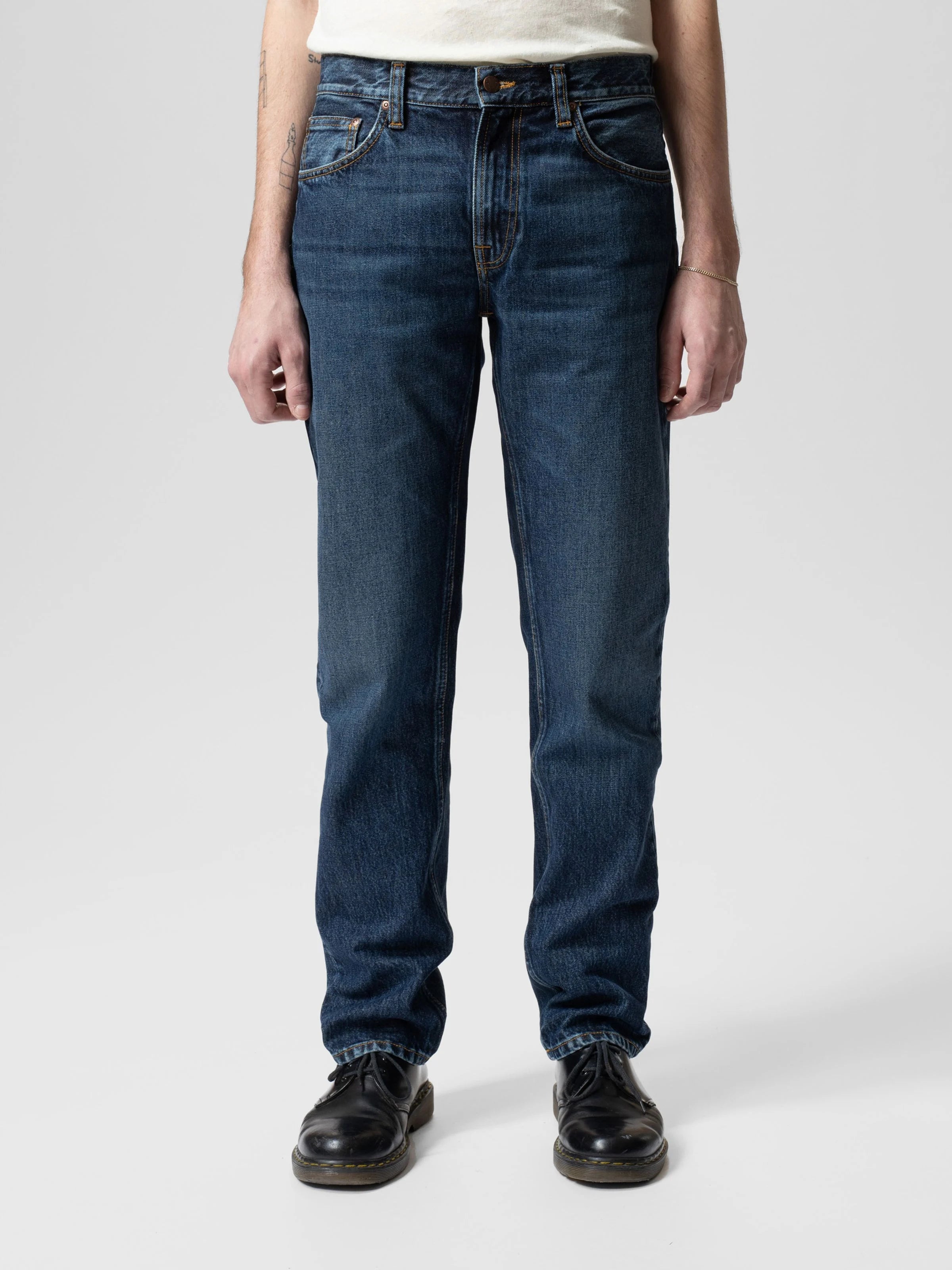 Nudie Jeans Gritty Jackson Blue Soil