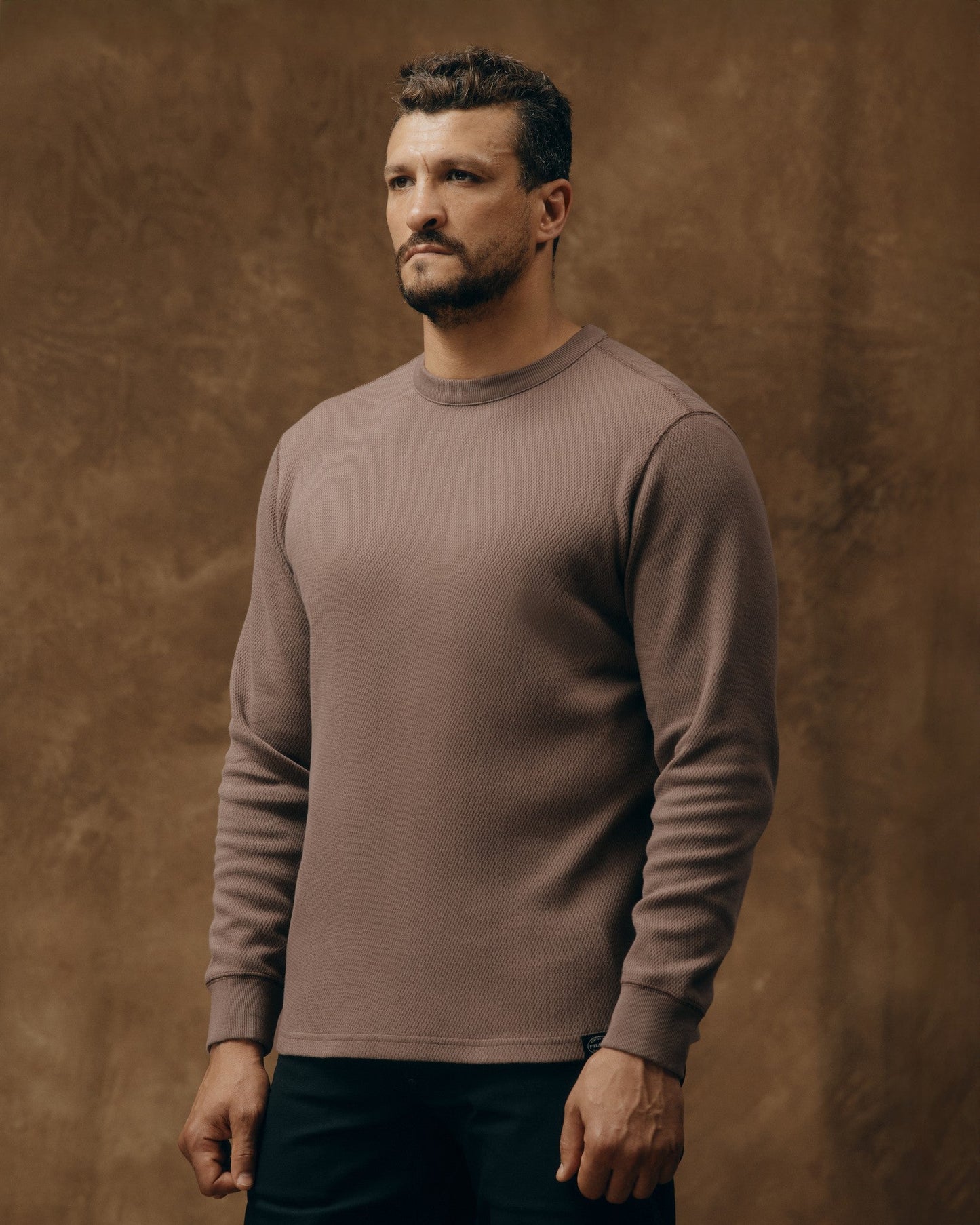 Filson Waffle Knit Thermal Brown