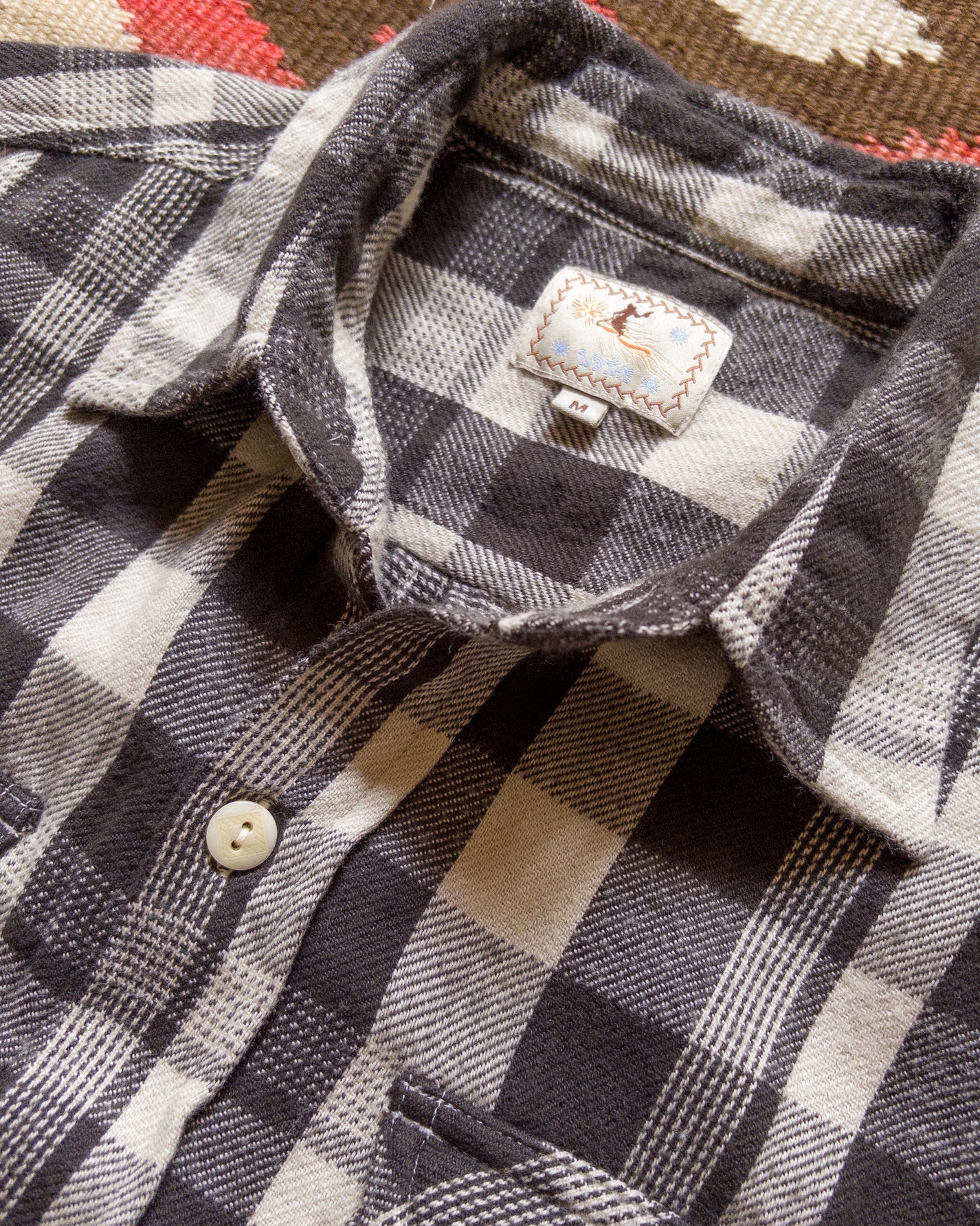 Wythe Washed Flannel Workshirt Night Pitch