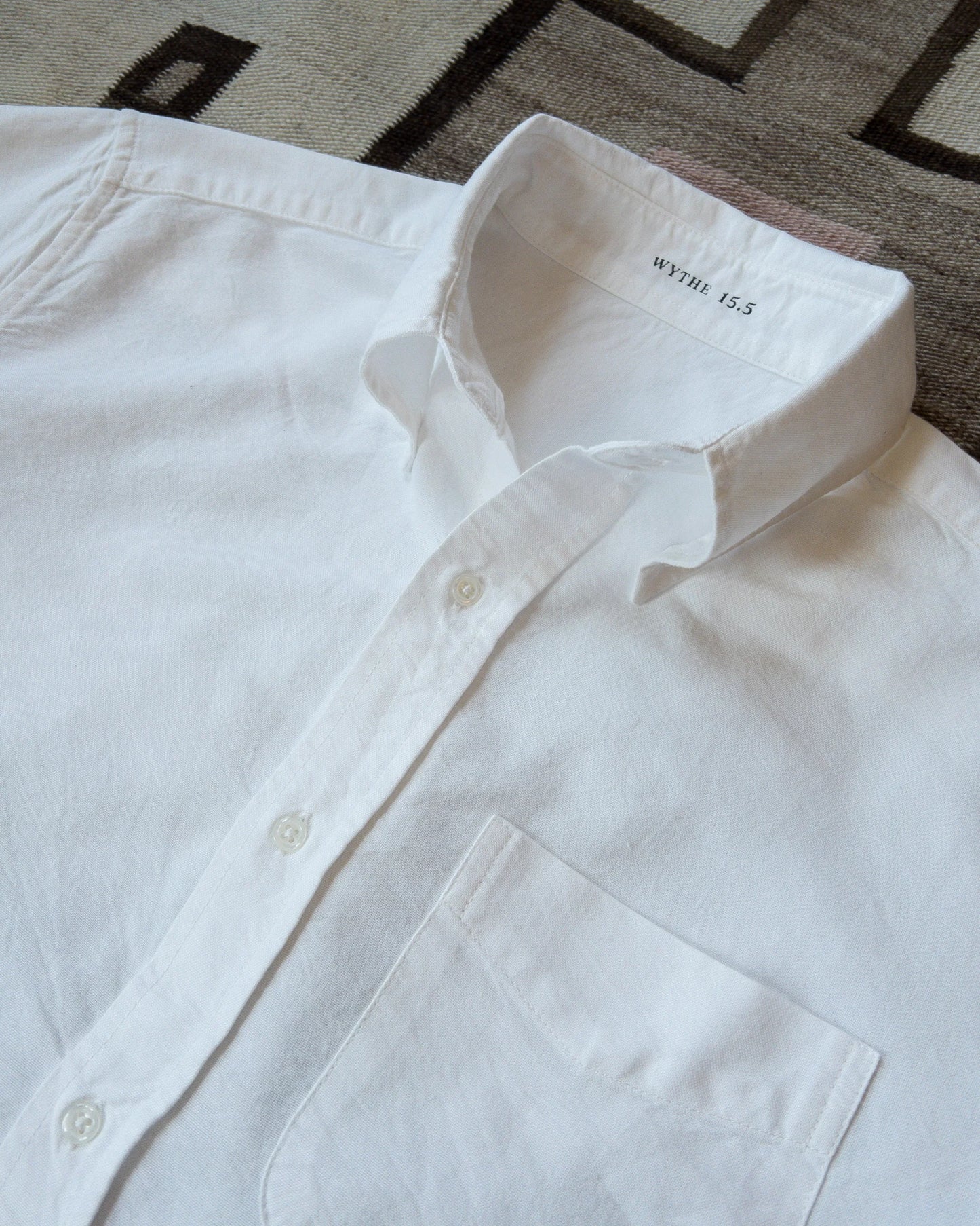 Wythe Oxford Cloth Button Down White