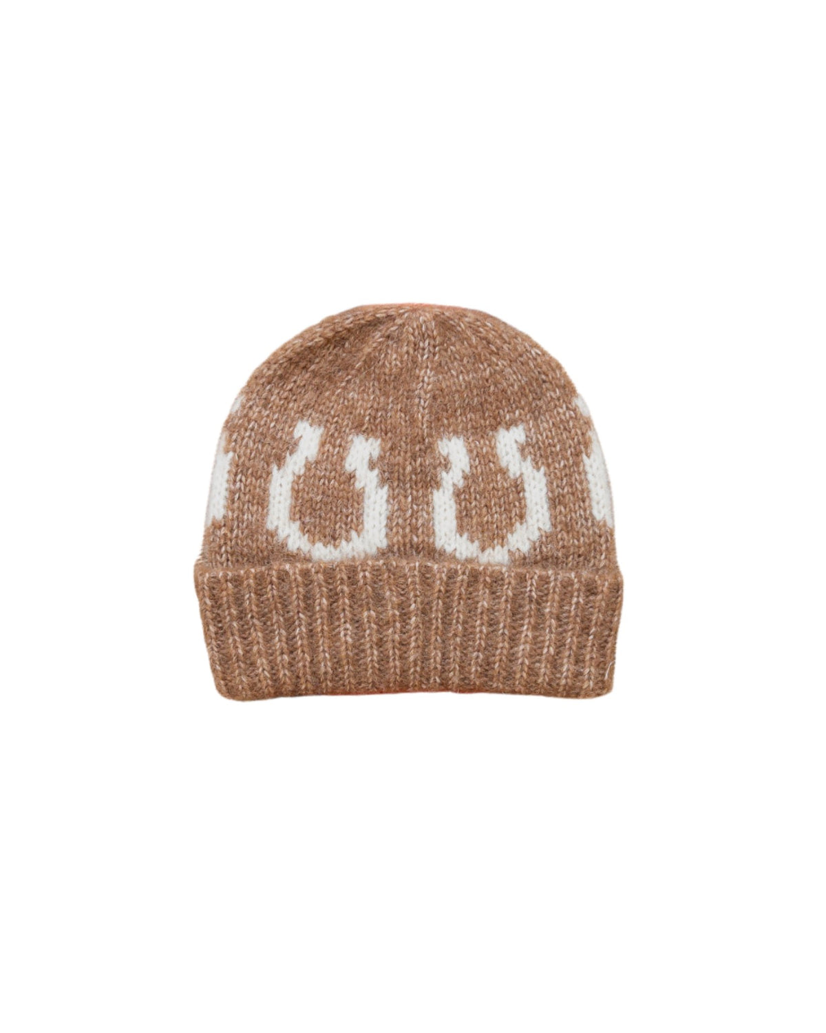Wythe Alpaca Horseshoe Beanie Brown