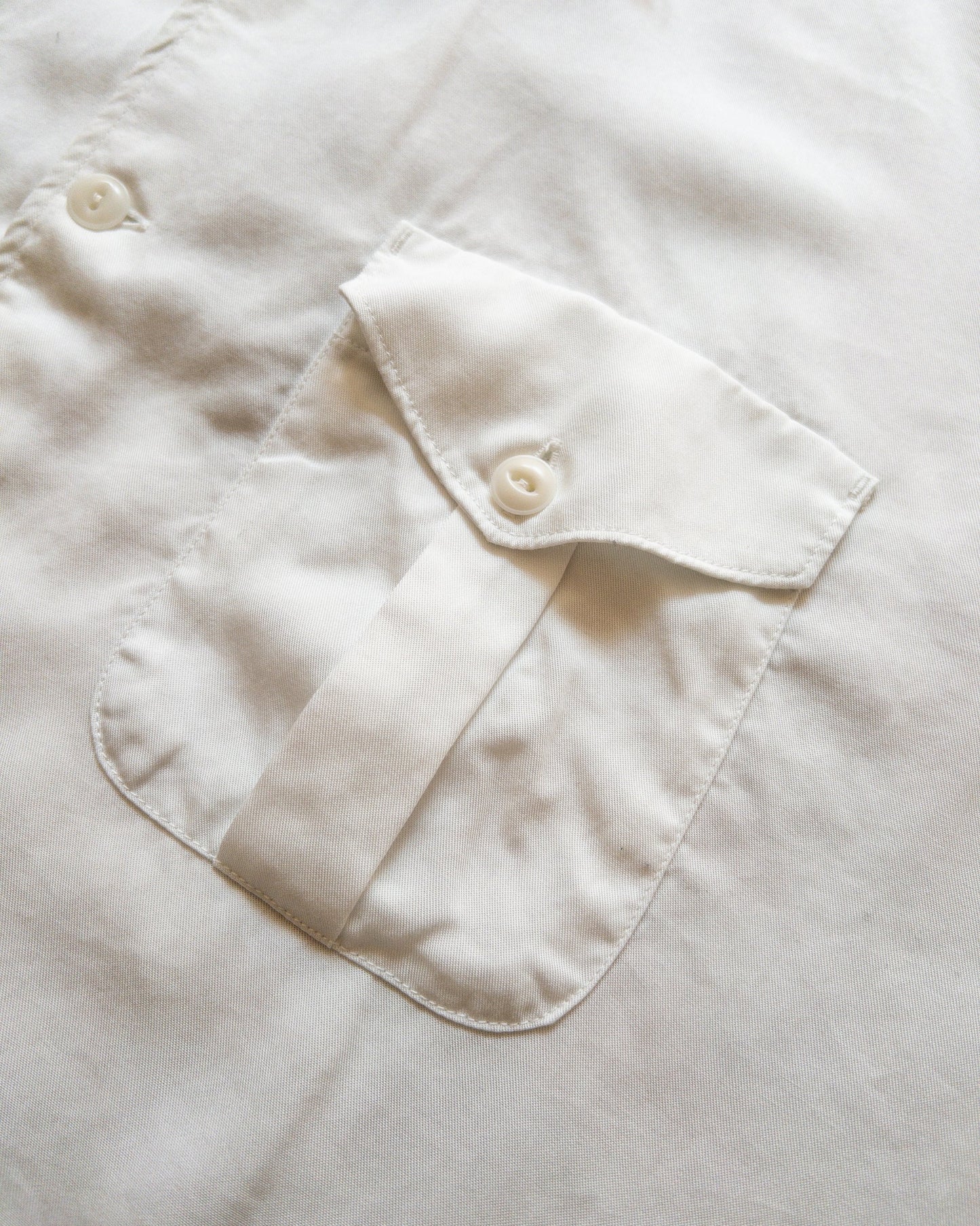Wythe Tencel Gabardine Patio Shirt White