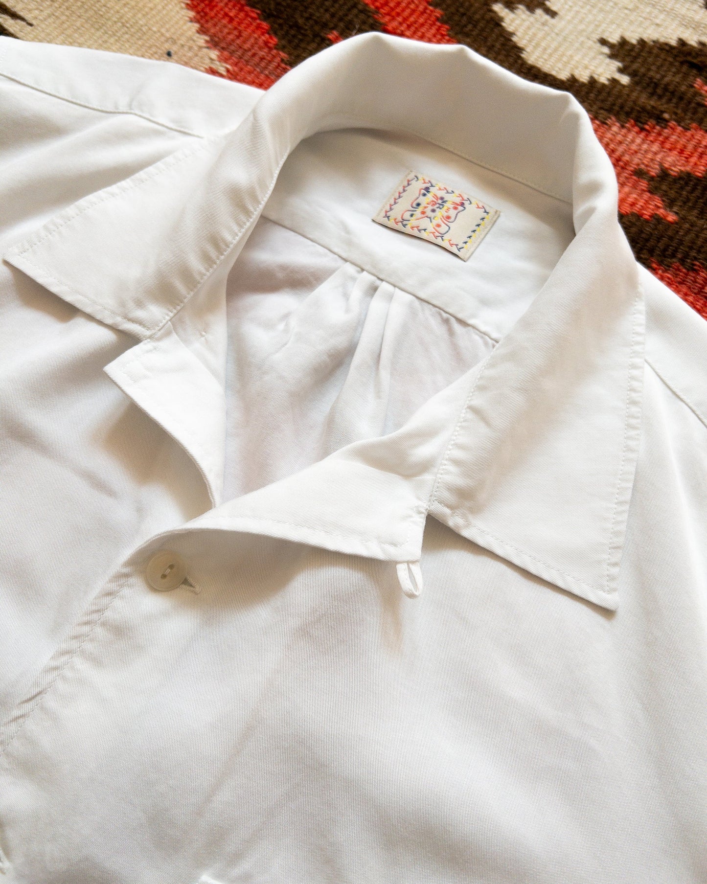 Wythe Tencel Gabardine Patio Shirt White
