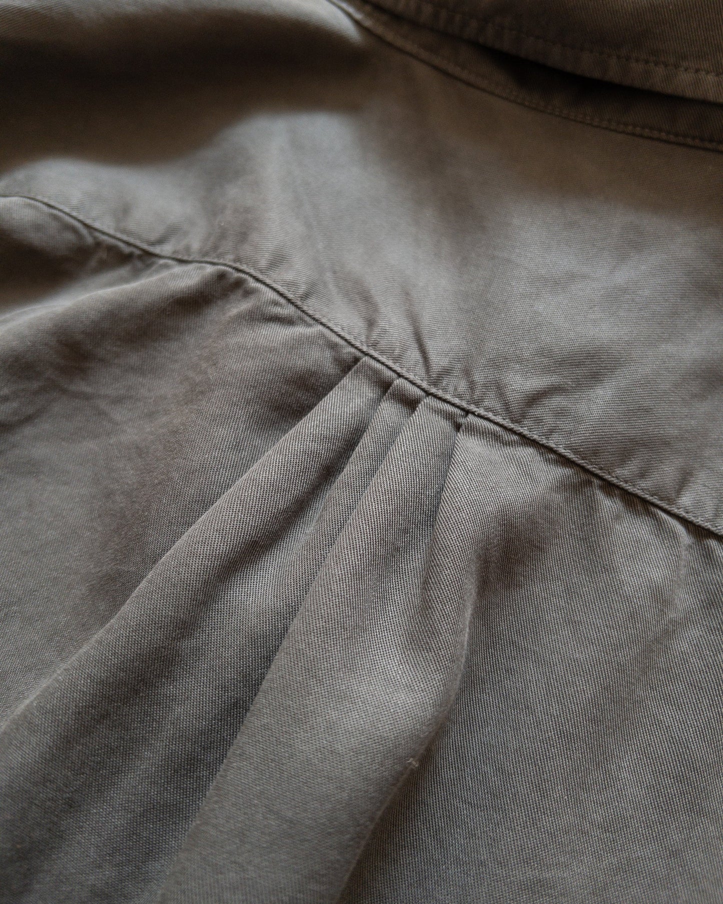 Wythe Tencel Gabardine Patio Shirt Faded Black