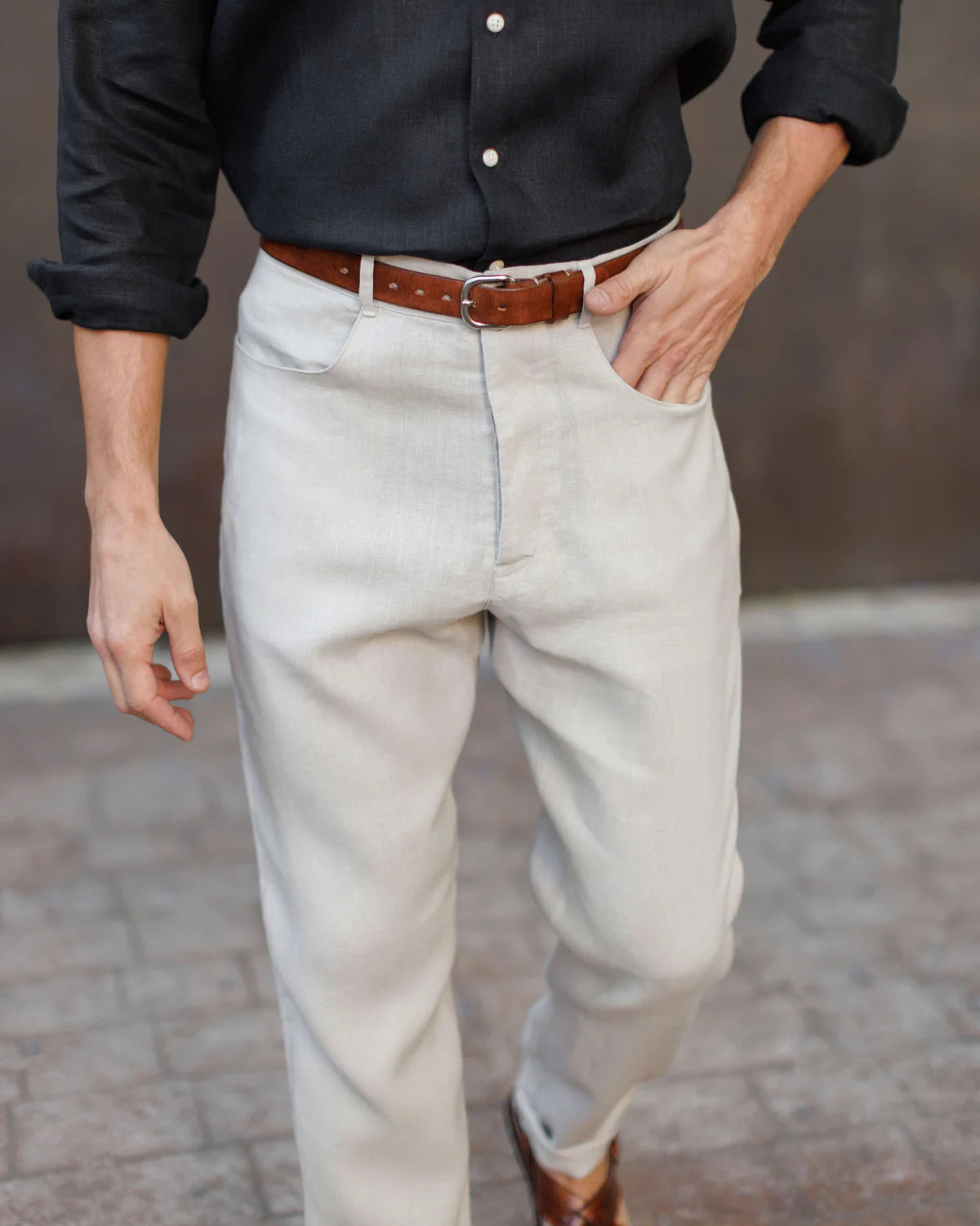 Alex Crane Cham Pants Bone