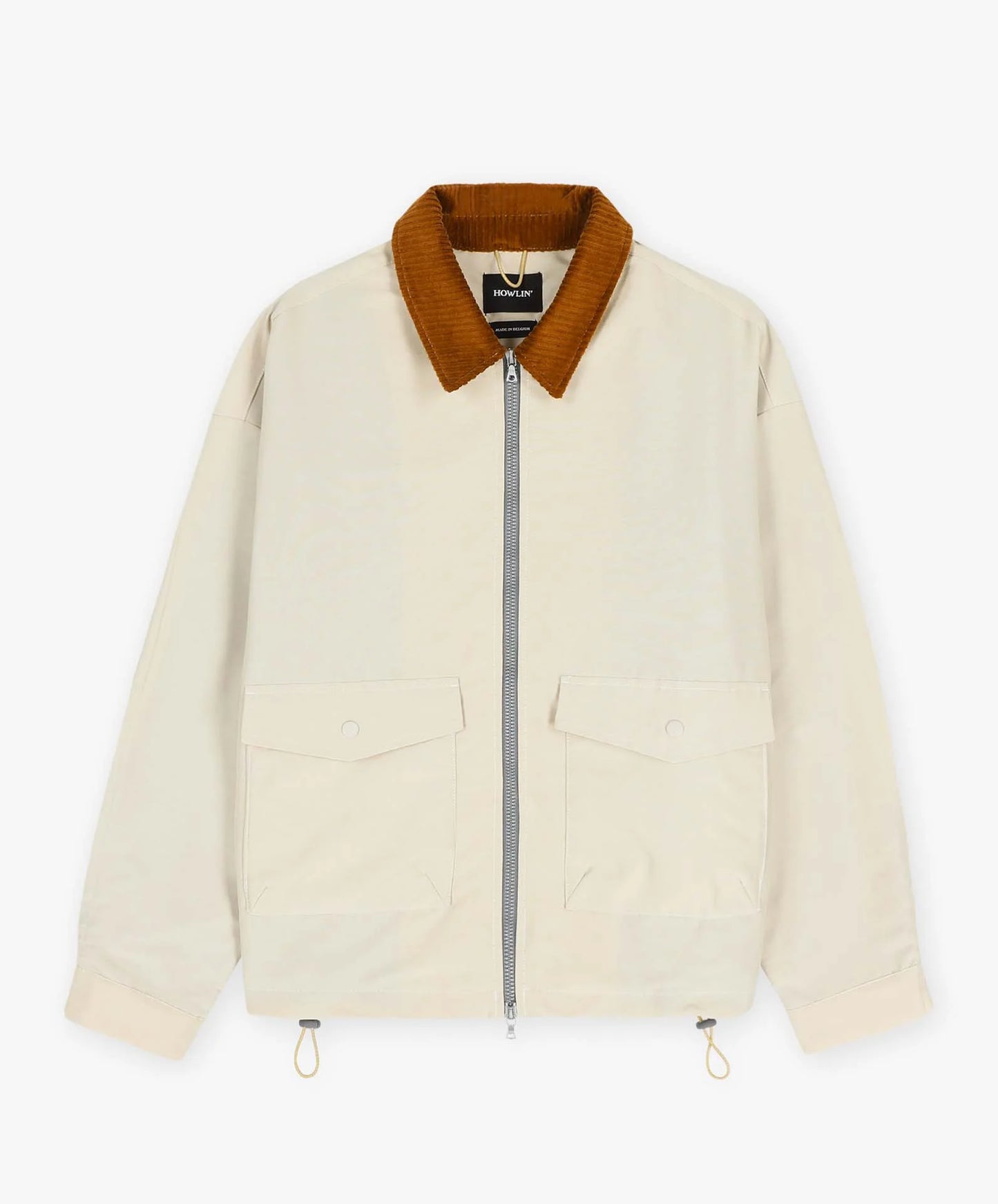 Howlin Boxy Swing Jacket Cord Neck Cream