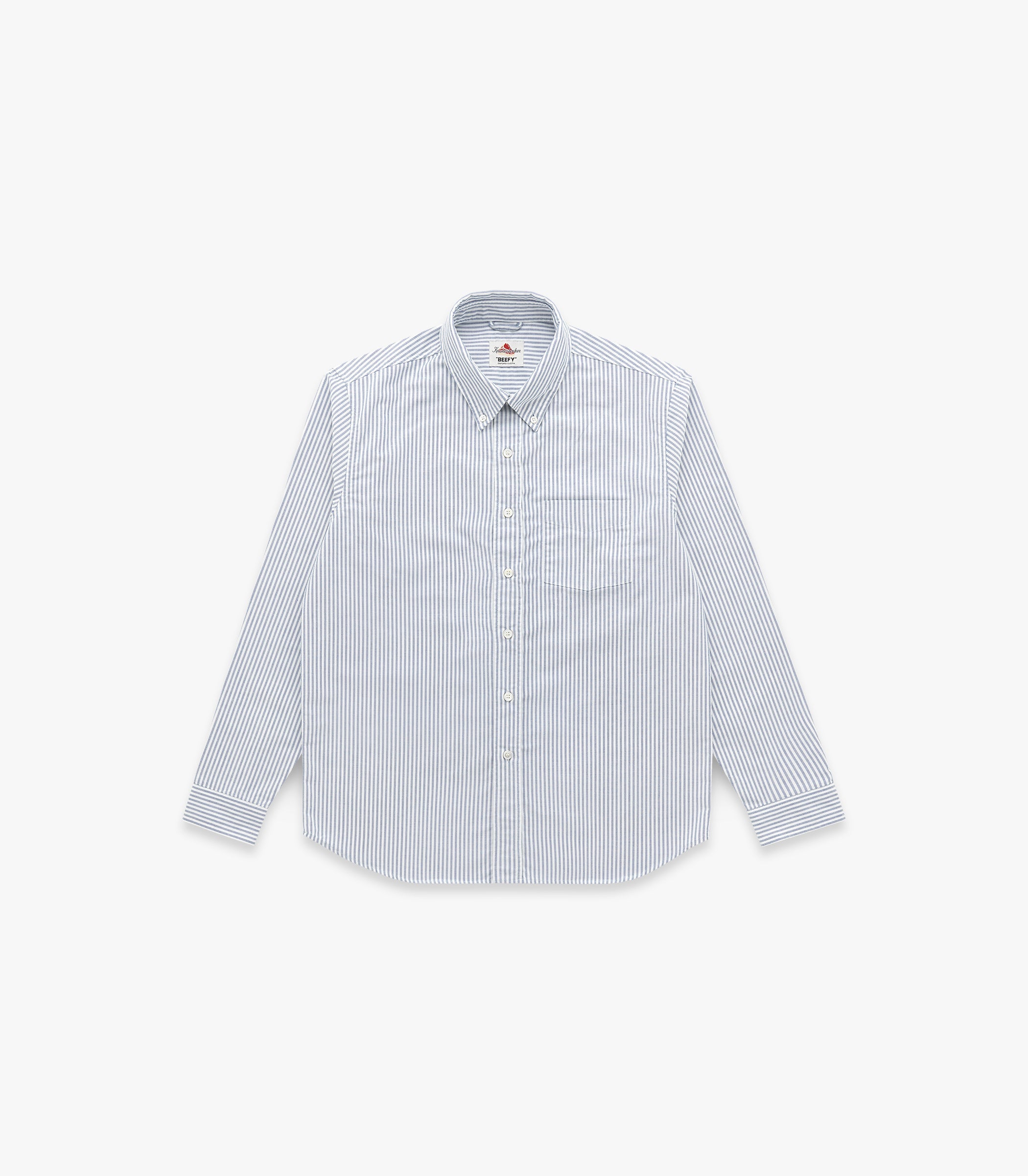 Knickerbocker NYC "Beefy" Cotton Oxford Navy Stripe
