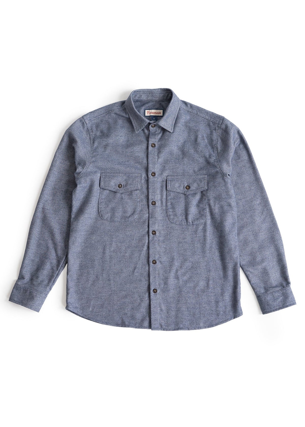 Freeman Cascadia Flannel Sound Blue Twill