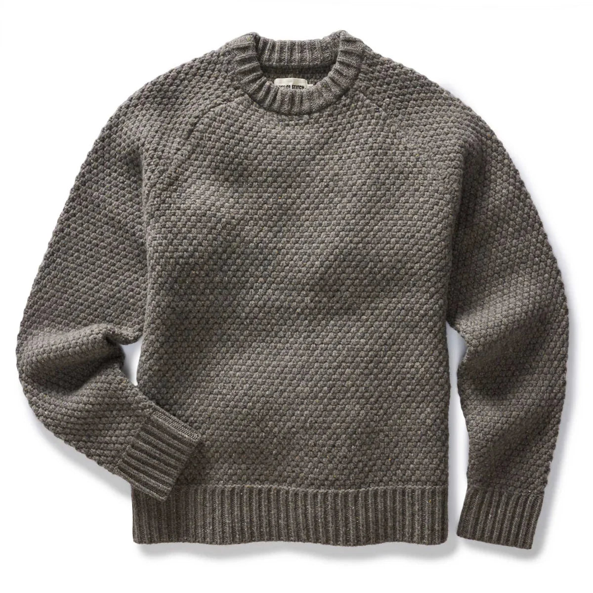 Taylor Stitch The Fisherman Sweater in Taupe Merino