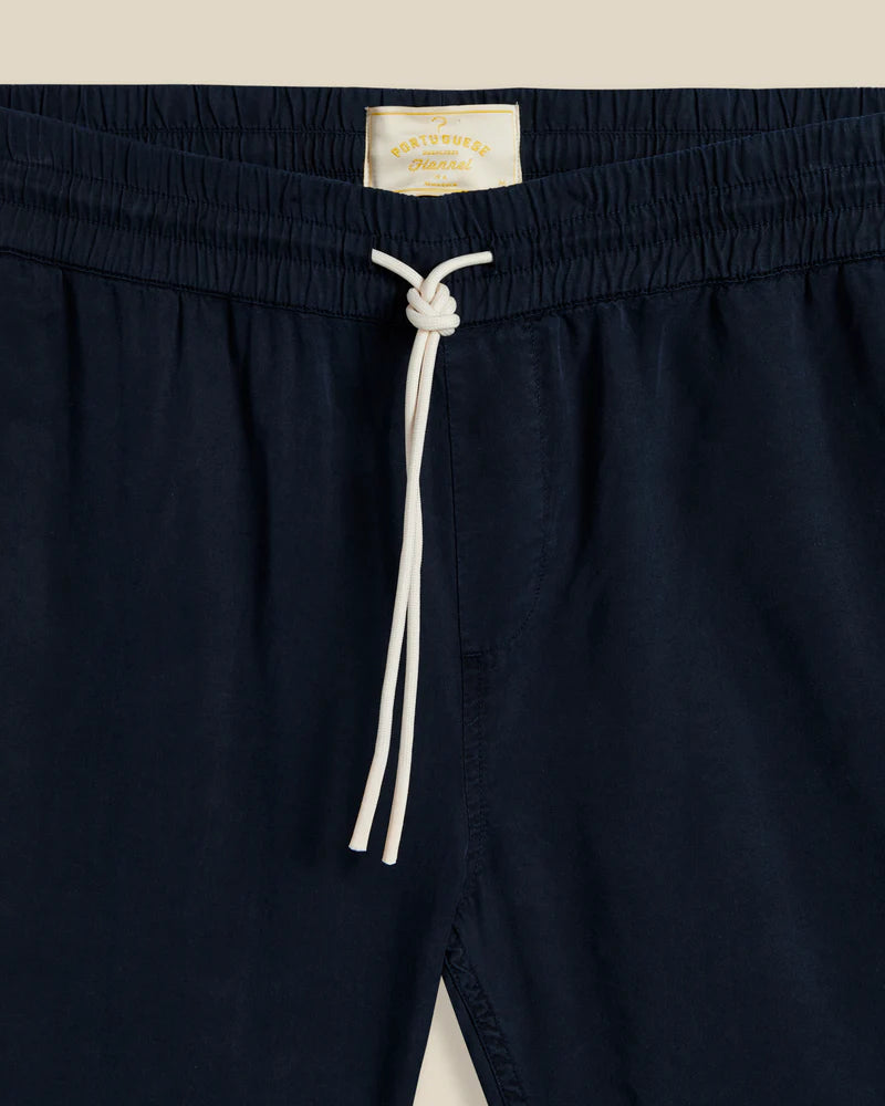 Portuguese Flannel Dogtown Tencel Lyocell Shorts Dark Navy