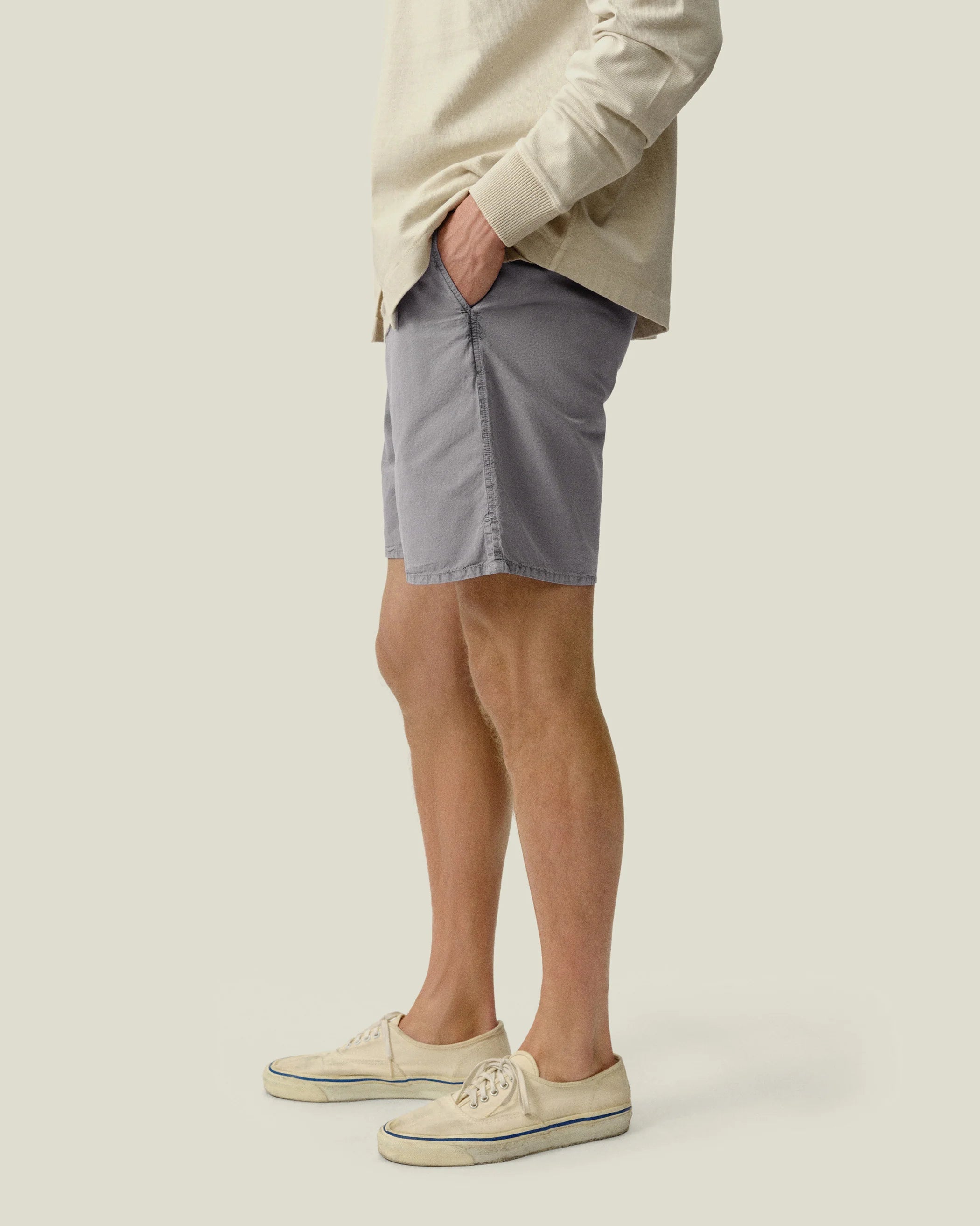 Alex Crane Air Cotton Bo Short Silver