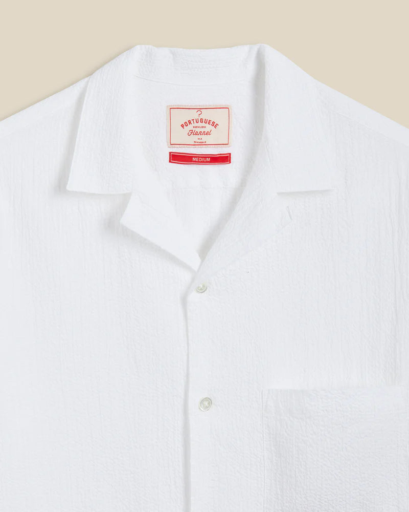 Portuguese Flannel Flamé Shirt in White