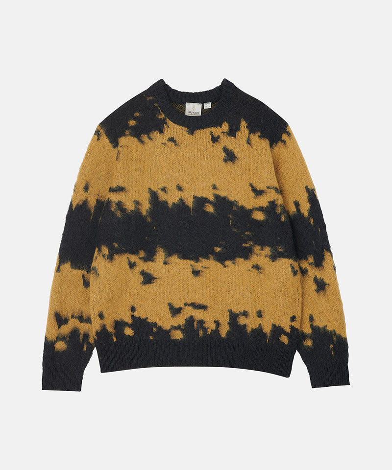 Gramicci Mohair Splatter Sweater Safron Splatter