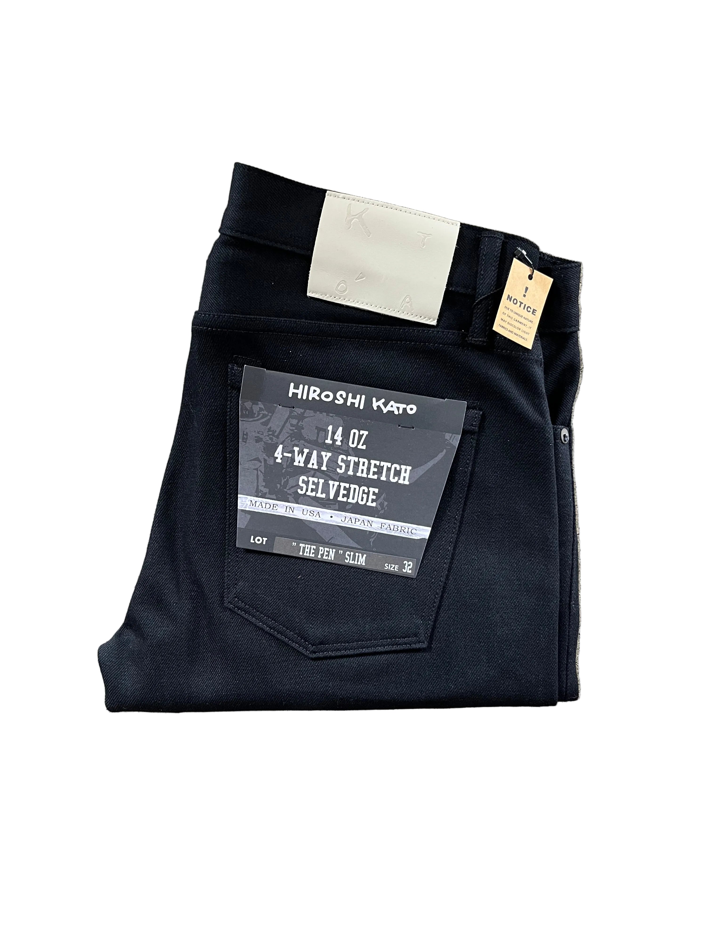Hiroshi Kato The Pen Slim 14oz Black