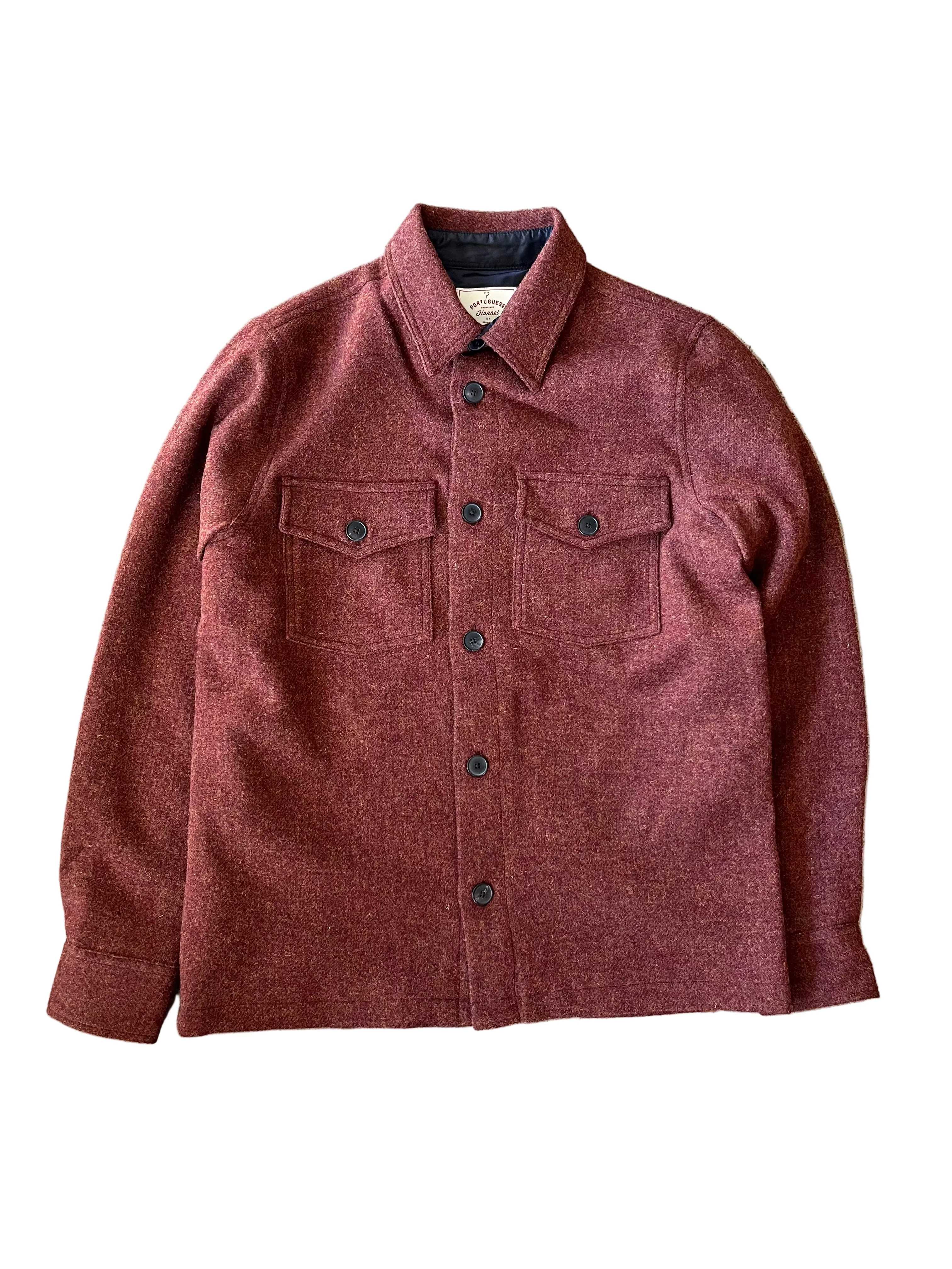 Portuguese Flannel Wool Field Overshirt Terroir