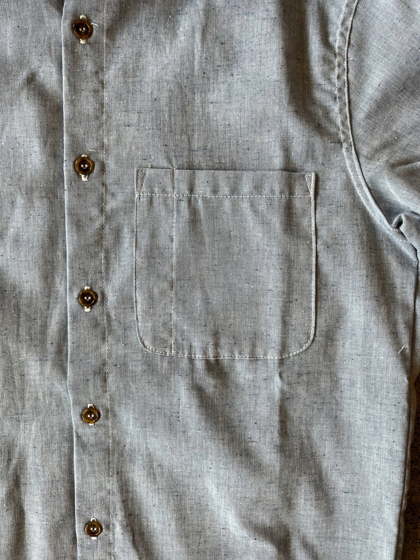 Freeman Short Sleeve Weathervane Pale Indigo
