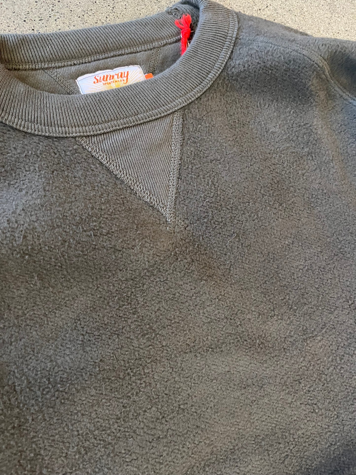 Sunray Sportswear Anamaup Reverse Crew Neck Black Olive