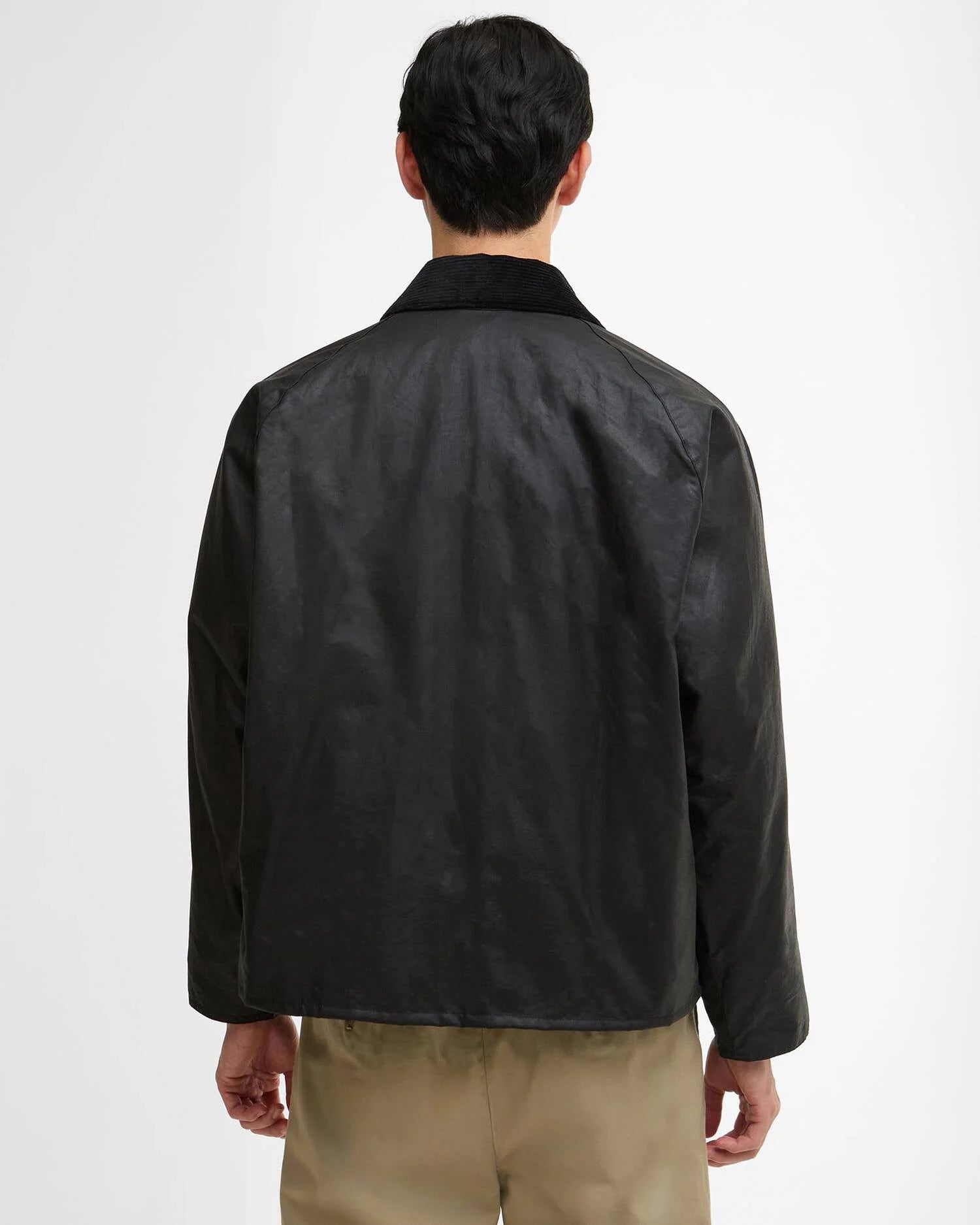 Barbour OS Transport Waxed Jacket Classic Black