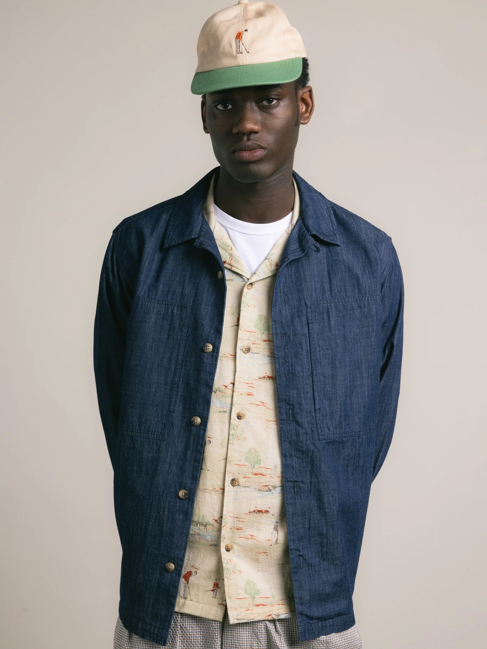 Kestin Durno Overshirt in Denim