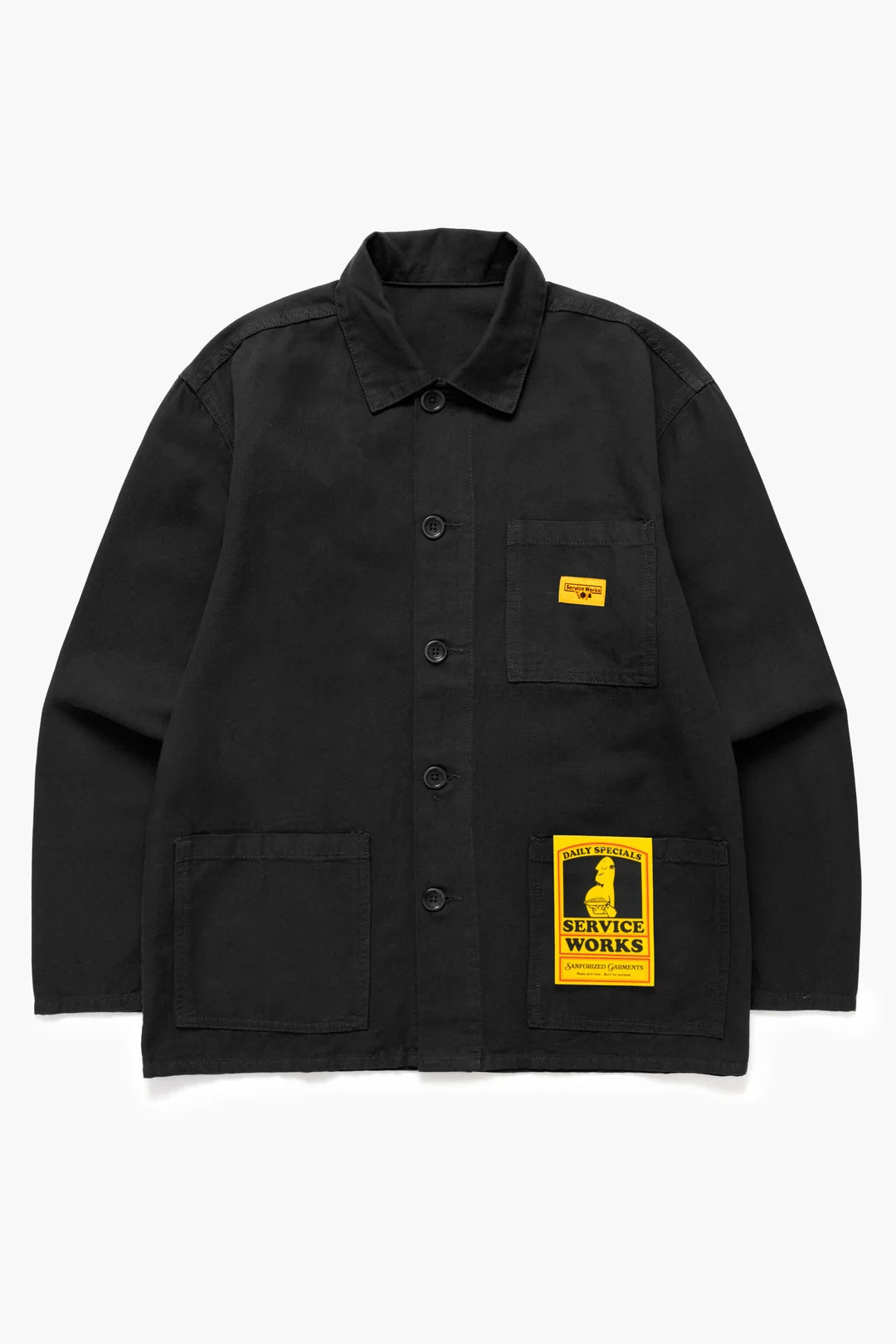 Service Works Classic Chore Shirt Black