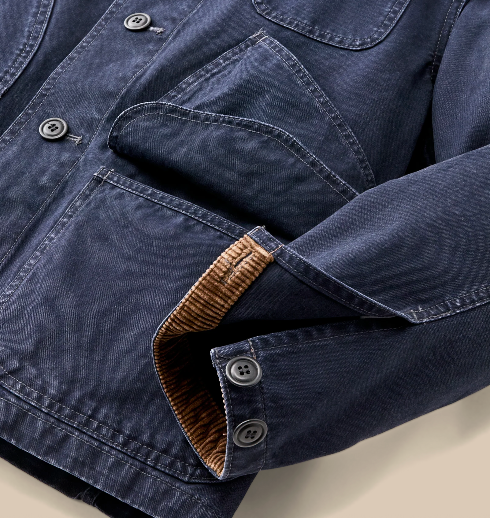 Filson Canvas Outfitter Jacket Blue Mussel