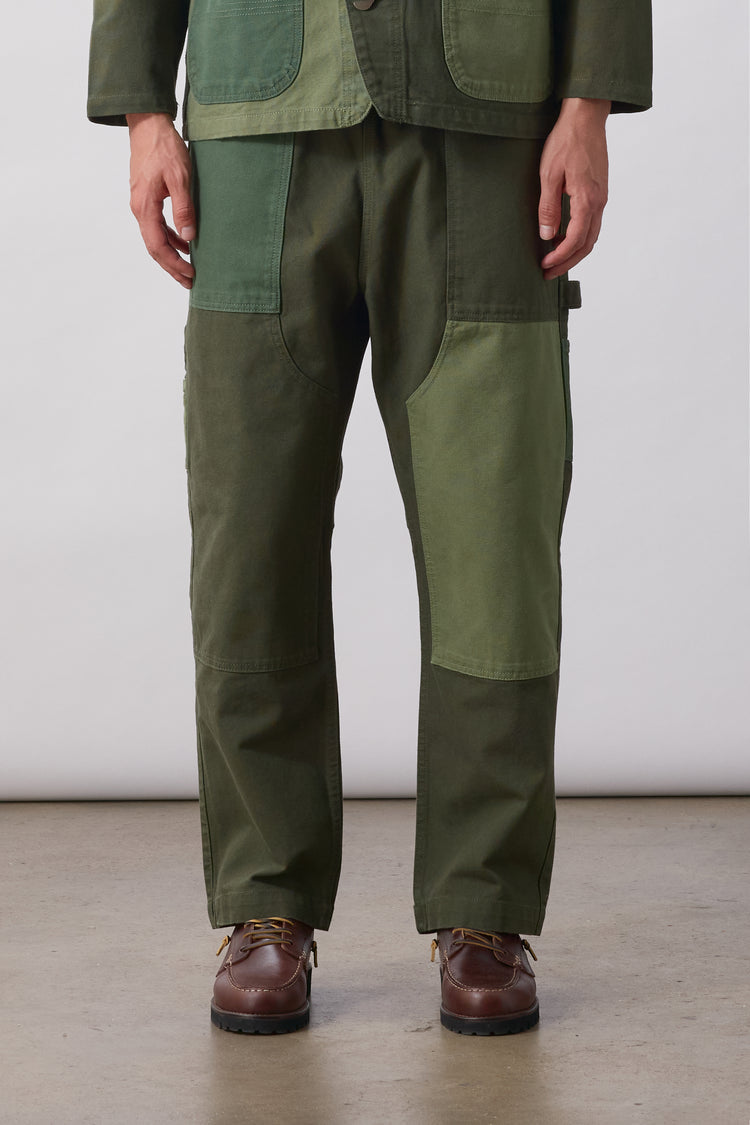 Service Works Patchwork Utility Chef Pants Olive