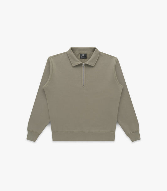 Knickerbocker Stadium Loft Quarter Zip Laurel