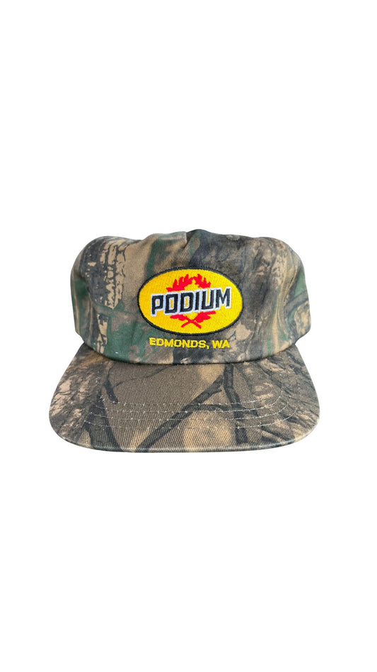 Podium Shop 5 Panel Low Profile Hat Camo
