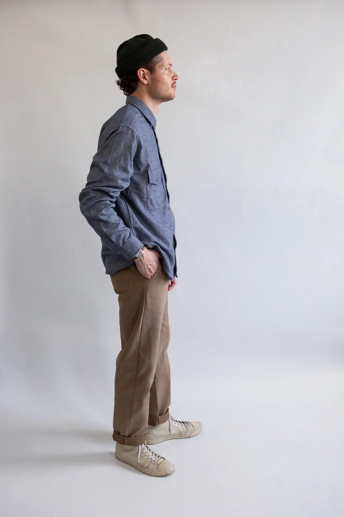 Freeman Cascadia Flannel Sound Blue Twill