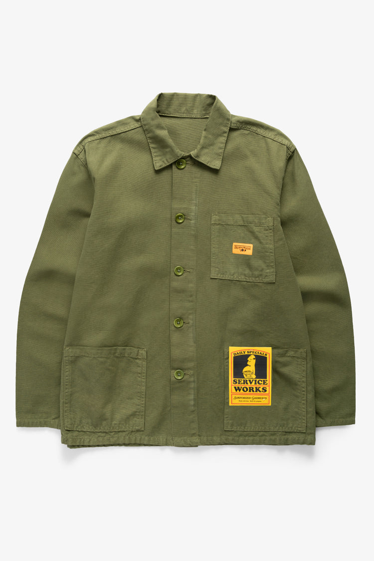 Service Works Classic Coverall Jacket Olive