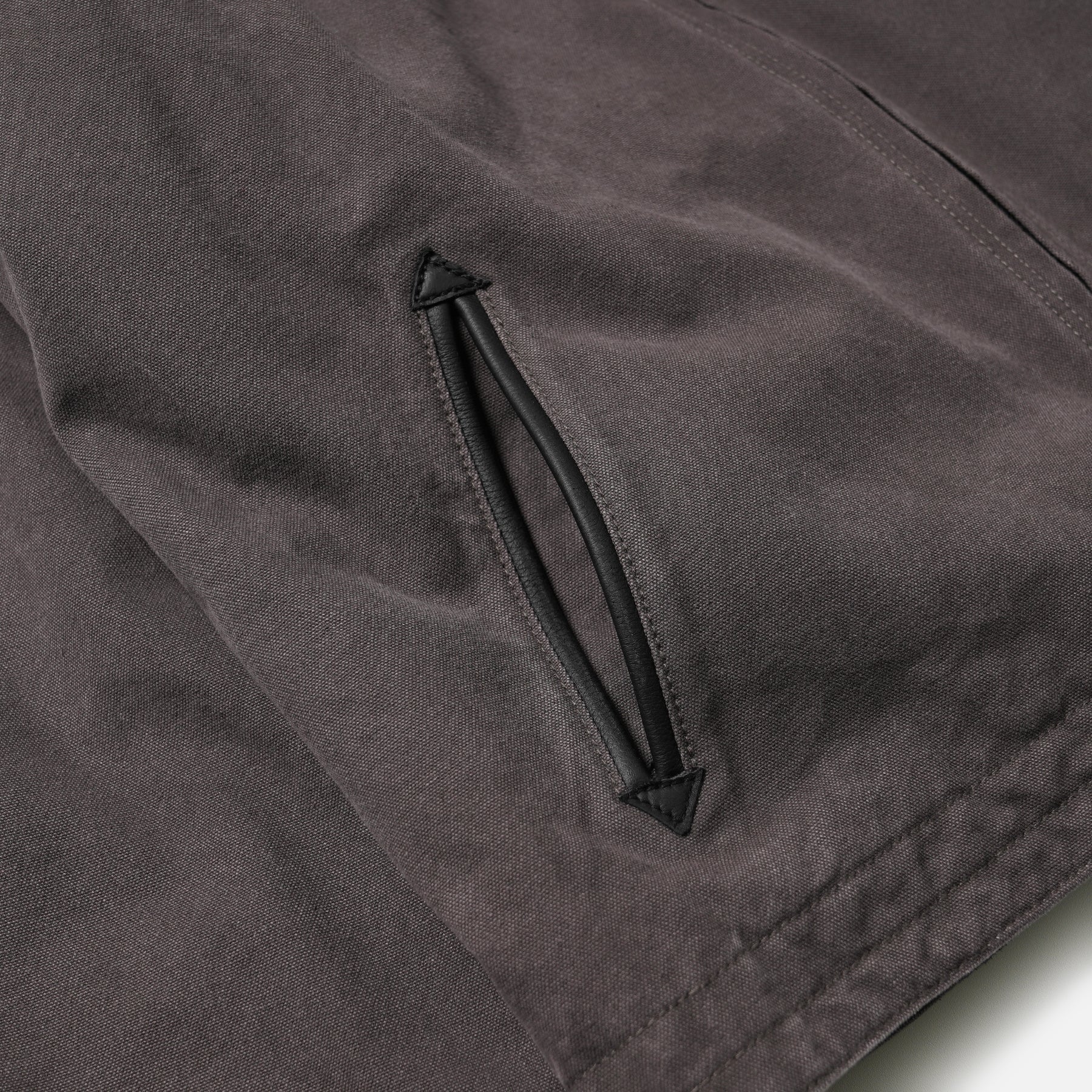 FrizmWORKS Heavy Canvas Destroyed Work Jacket Mud