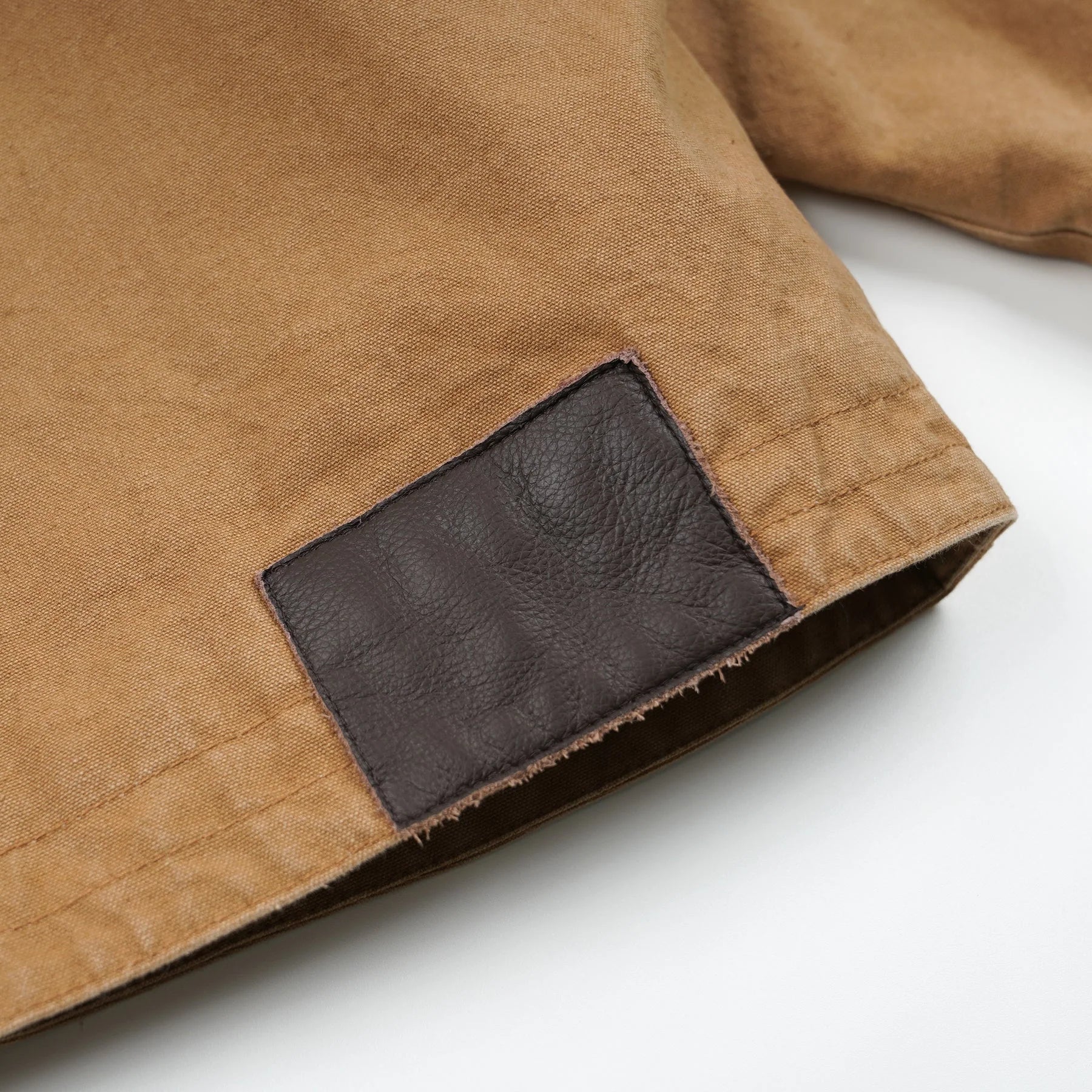 FrizmWORKS Heavy Canvas Destroyed Work Jacket Tan