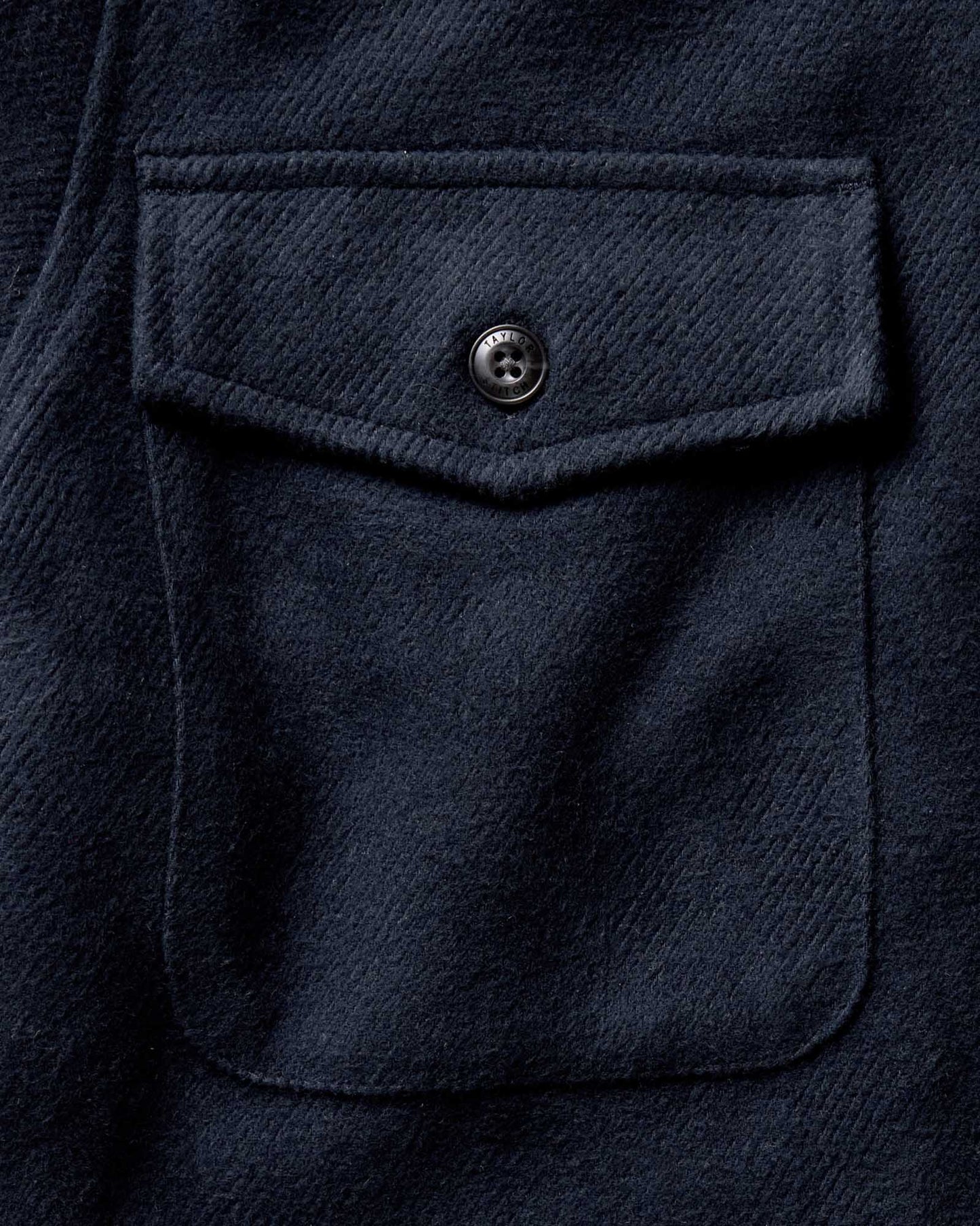 Taylor Stitch The Maritime Shirt Jacket in Dark Navy Twill