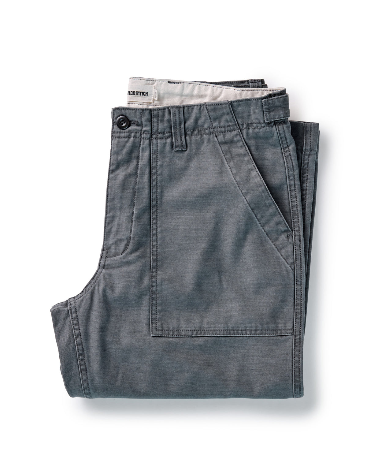 Taylor Stitch The Surplus Pant in Faded Black Reverse Sateen