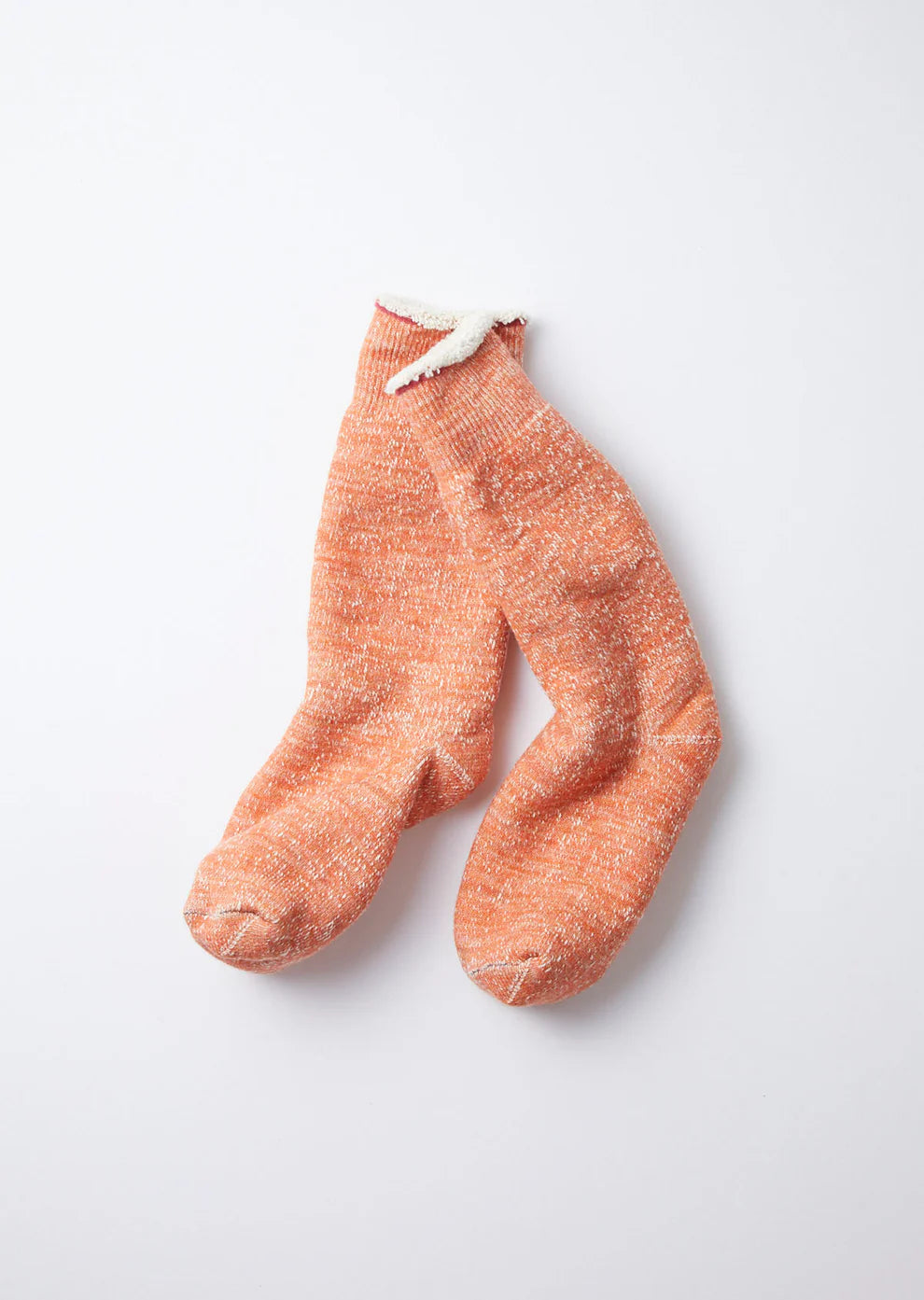 ROTOTO Double Face Crew Socks Orange