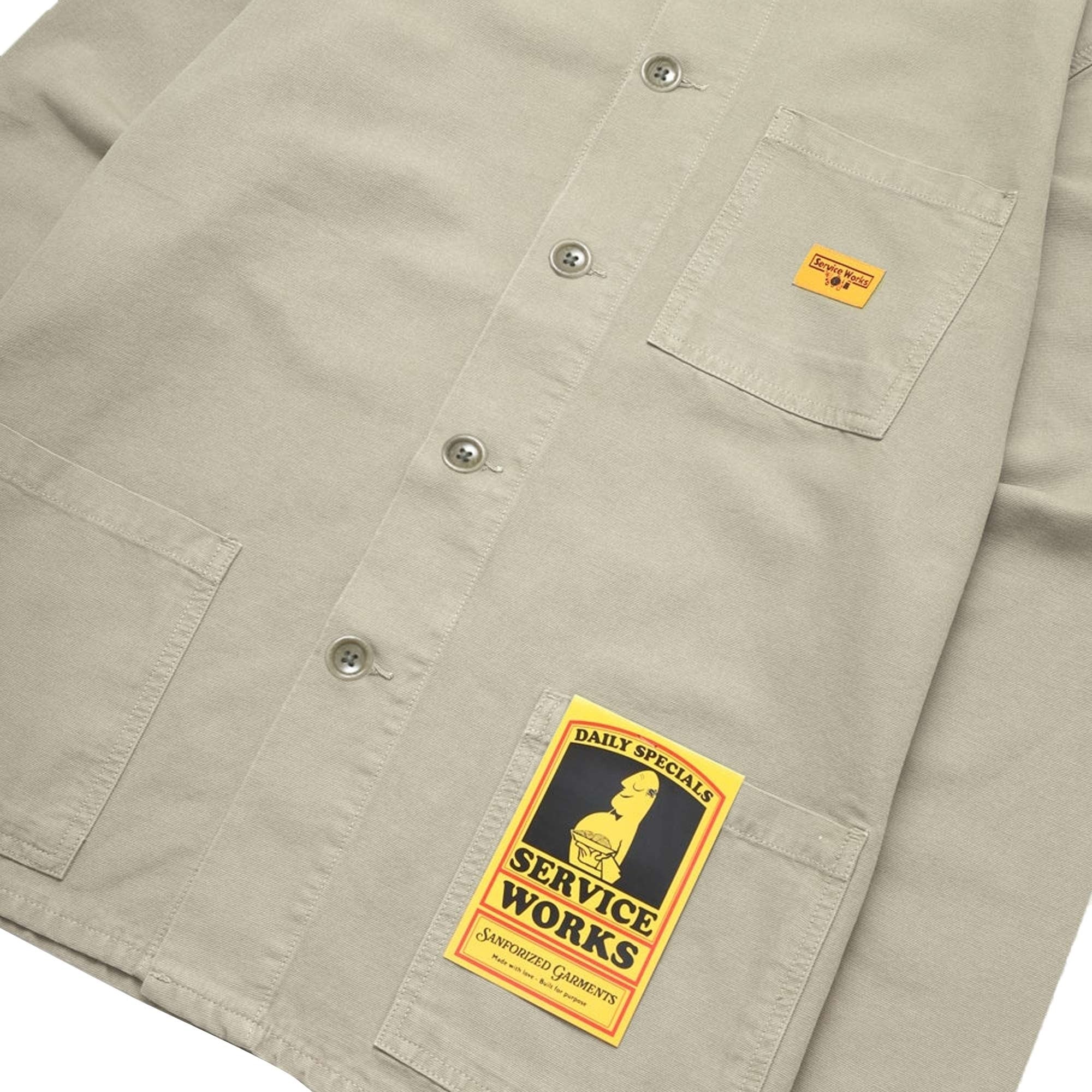 Service Works Classic Coverall Jacket Stone