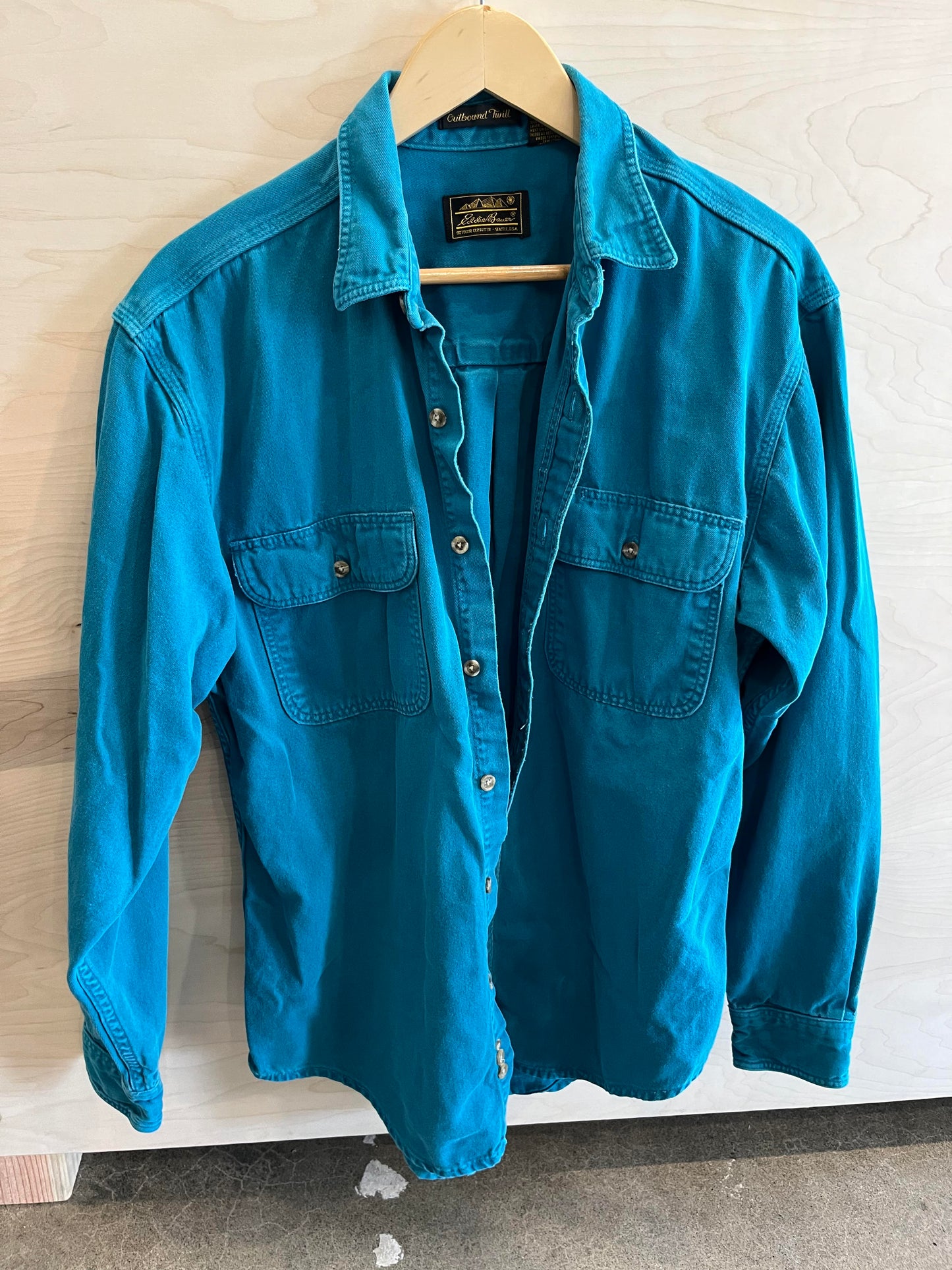 Vintage Teal Eddie Bauer Shirt