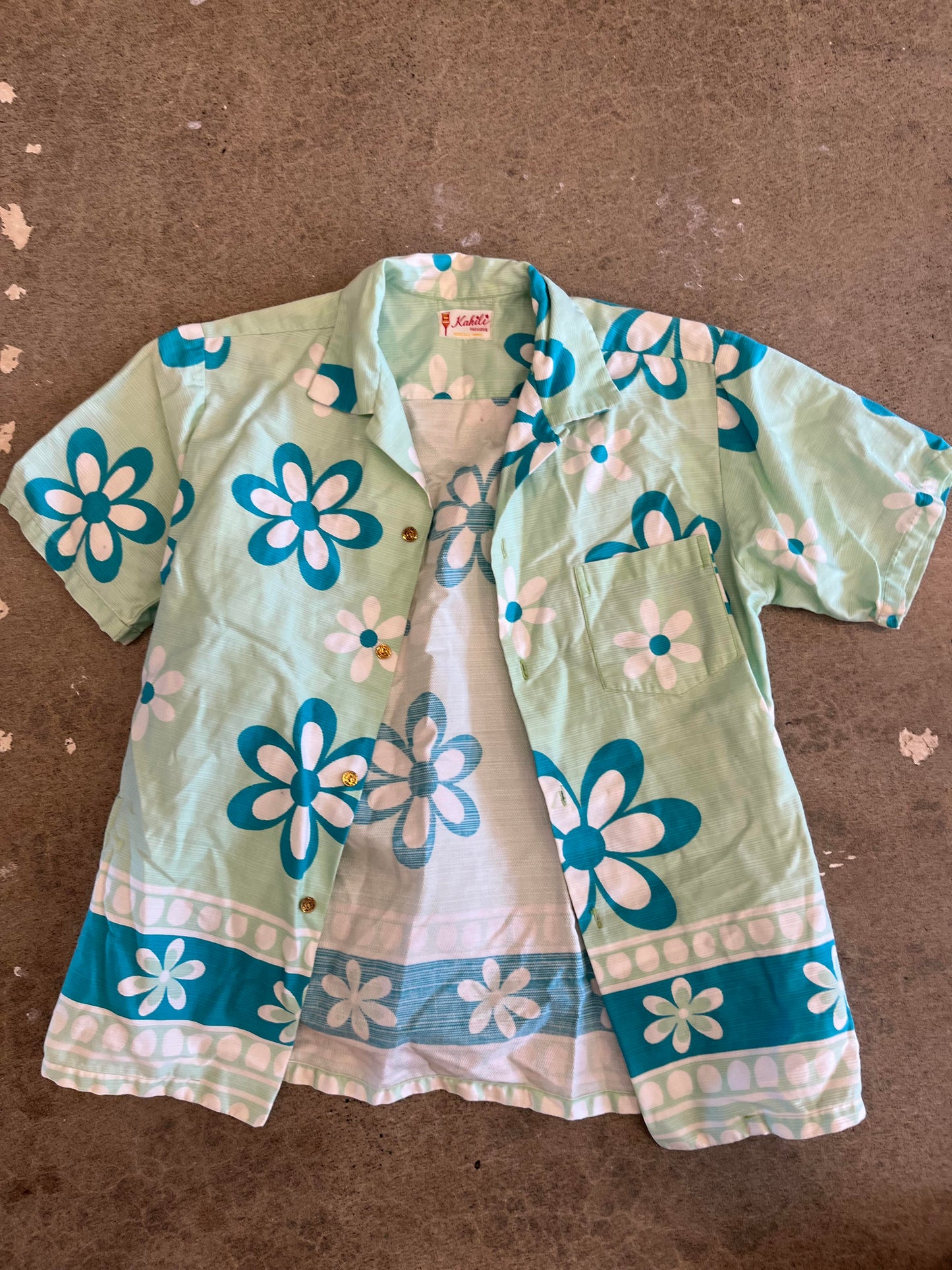 Vintage Green Floral