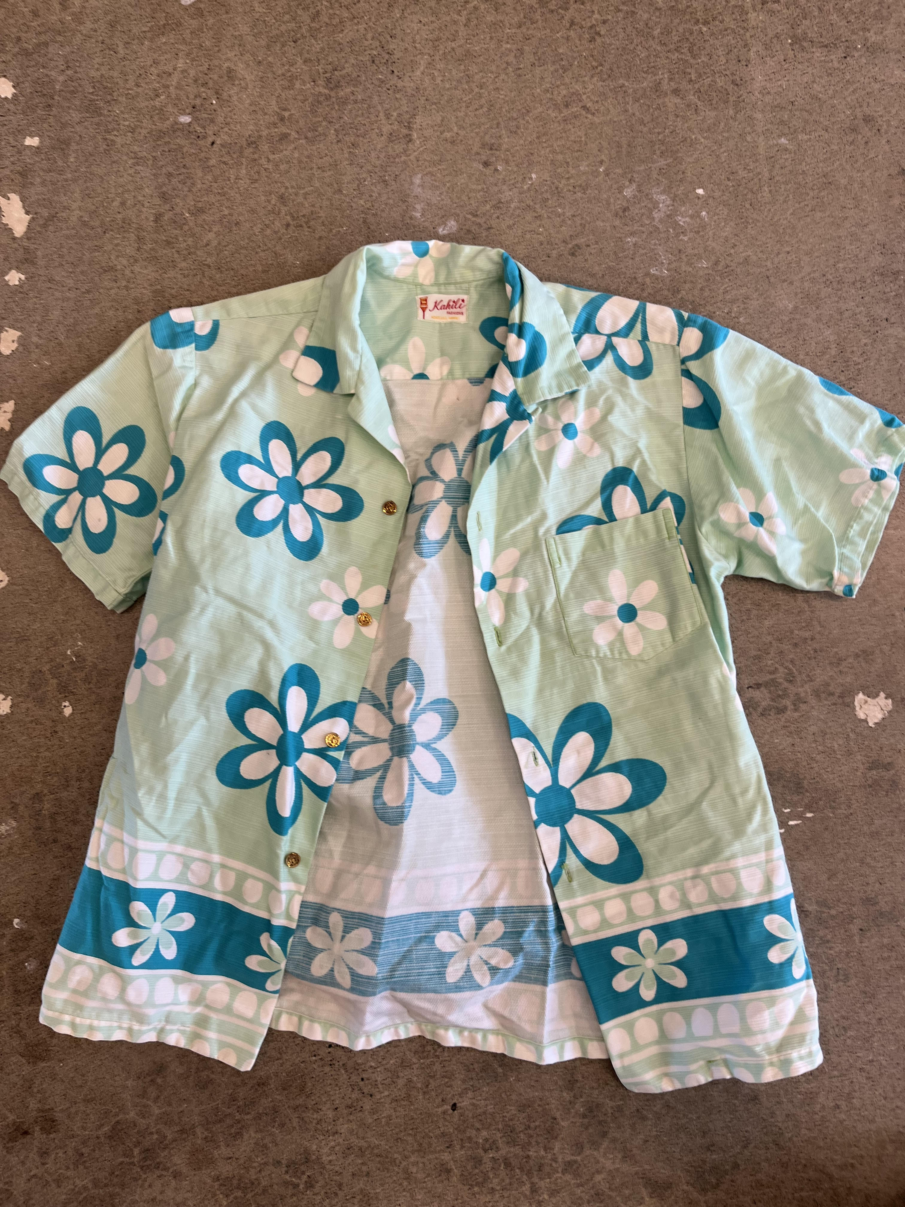 Vintage Green Floral
