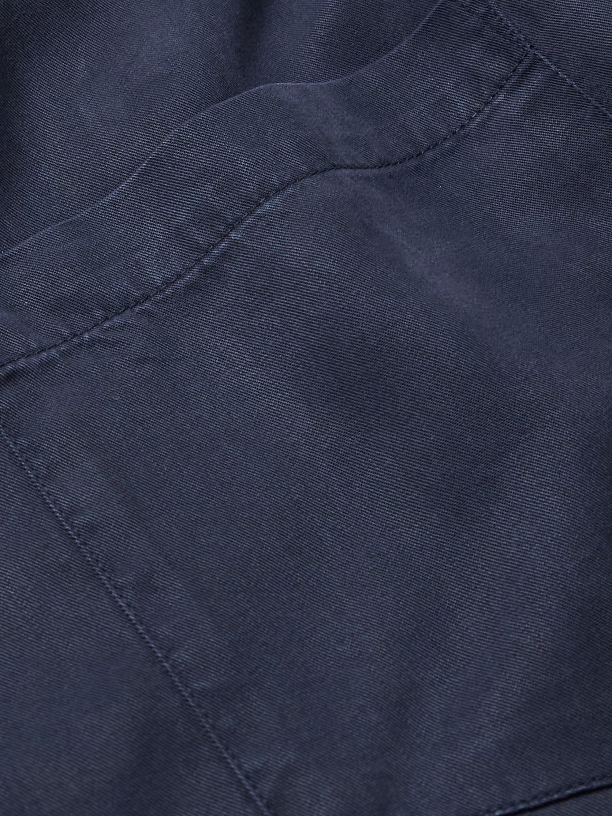 Portuguese Flannel Dogtown Short Sleeve Button Up in Navy